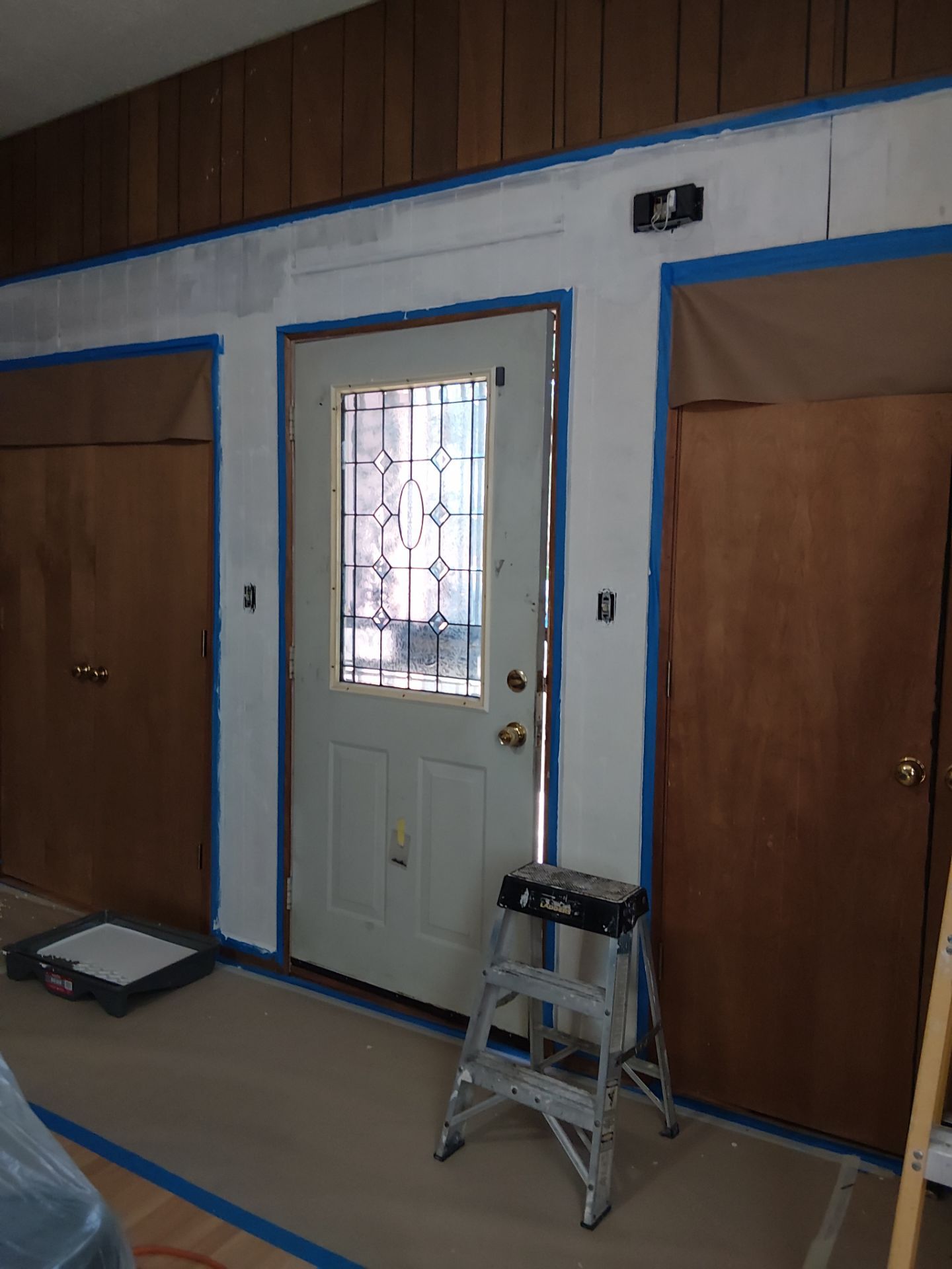 Interior Transformation: Refreshing Wood Paneling by Legendary Services Company LLC.