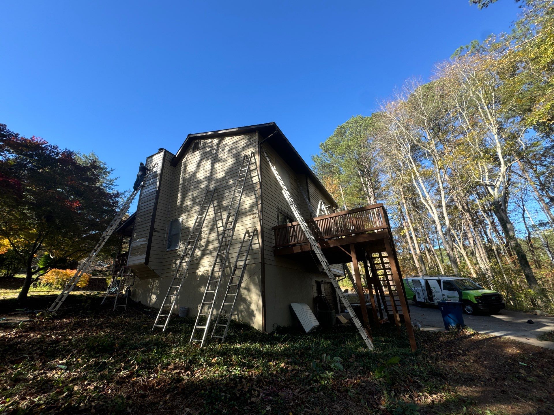 Full Exterior Siding and Trim Painting in Kennesaw by Swift Home Renovations