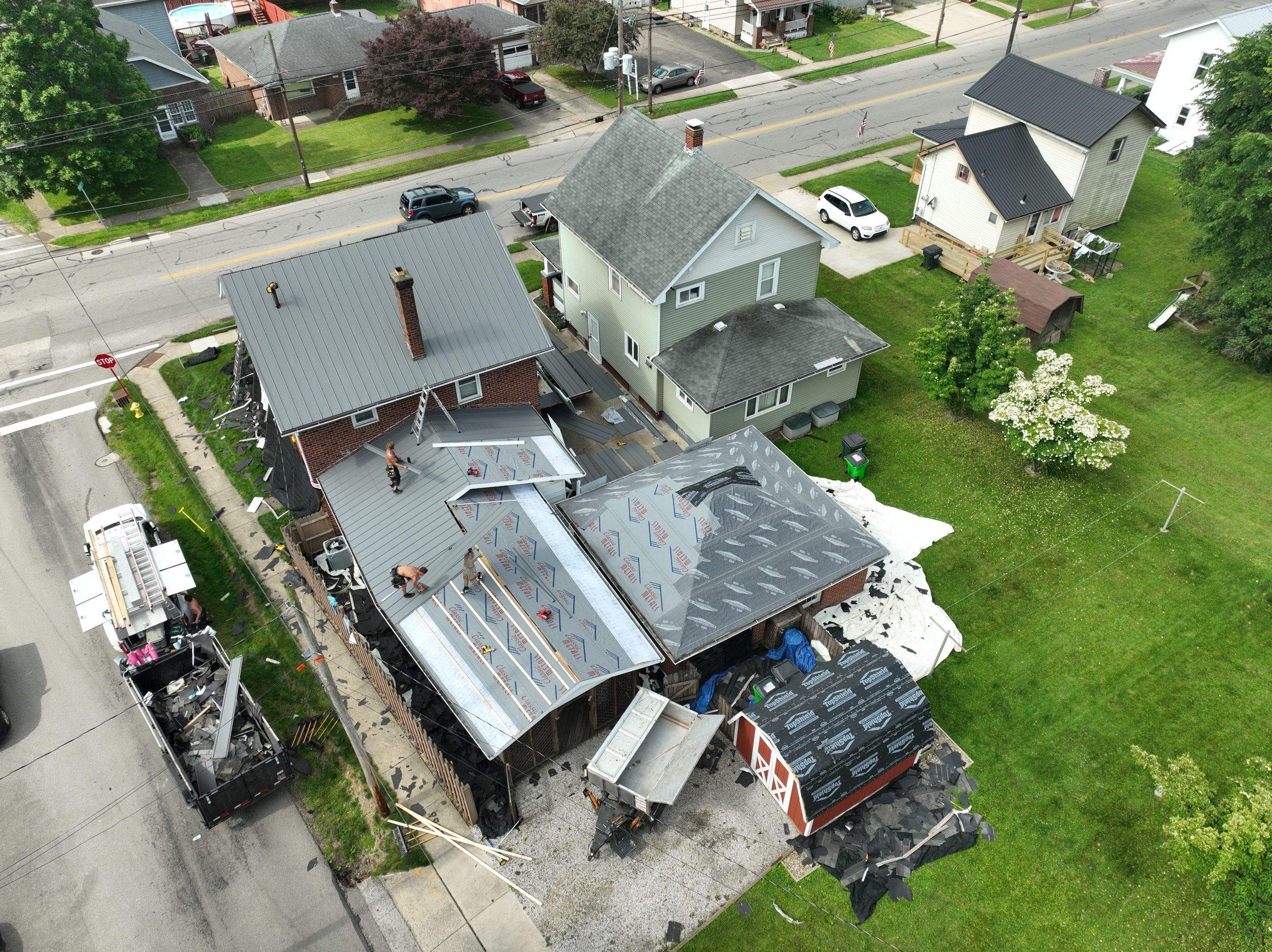 Heavy Metal in Wooster: Textured Charcoal Fortress by Cornerstone Roofing And Siding
