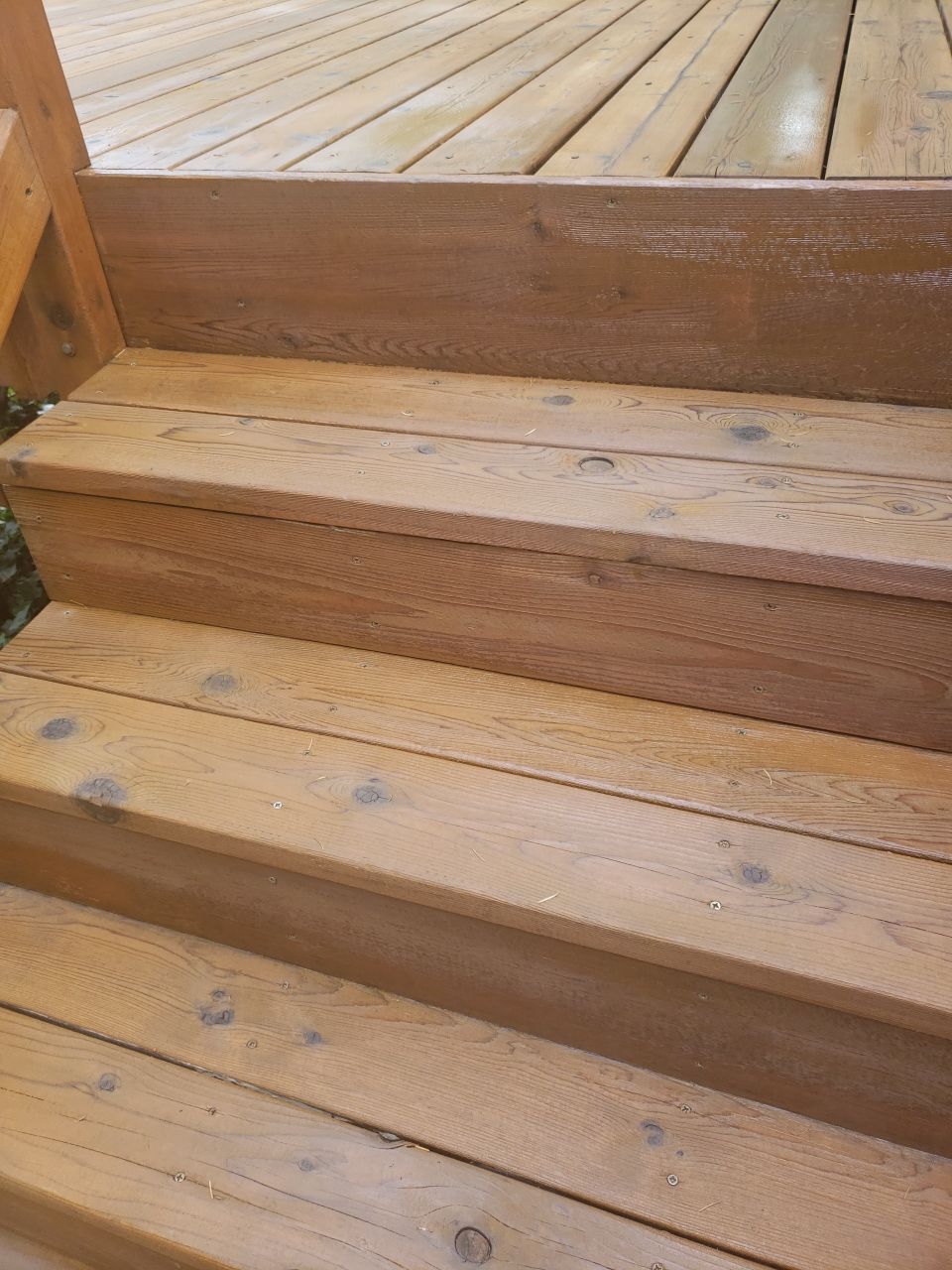 Deck Restoration using Armstrong-Clark Semi-Transparent Cedar 97229 by Paul Schopp