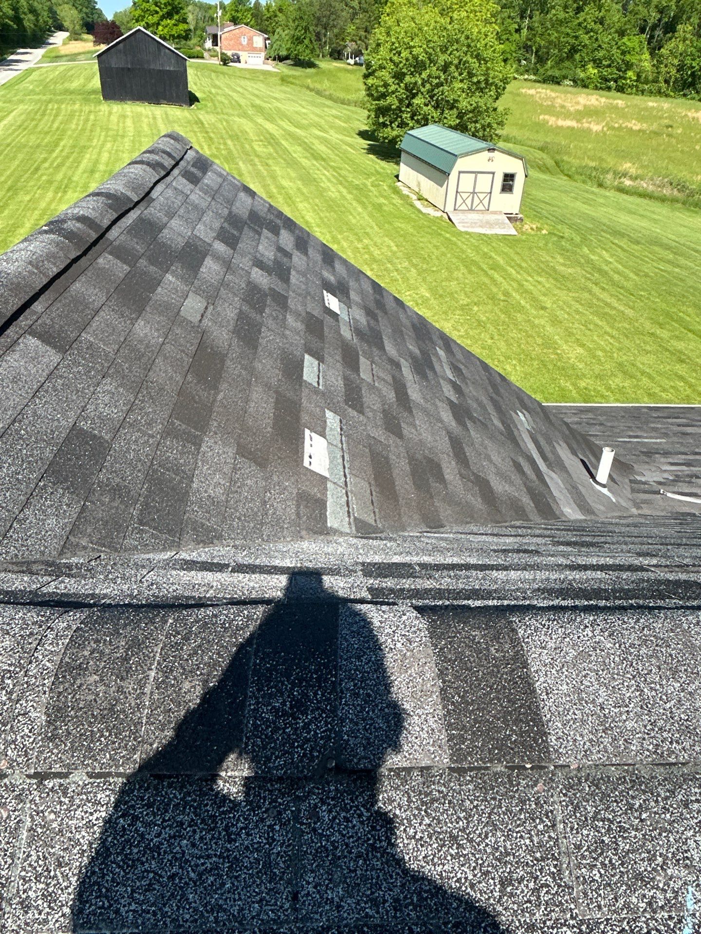 Residential Roofing Installation using Timberline HDZ Shingles - Charcoal by RoofX 