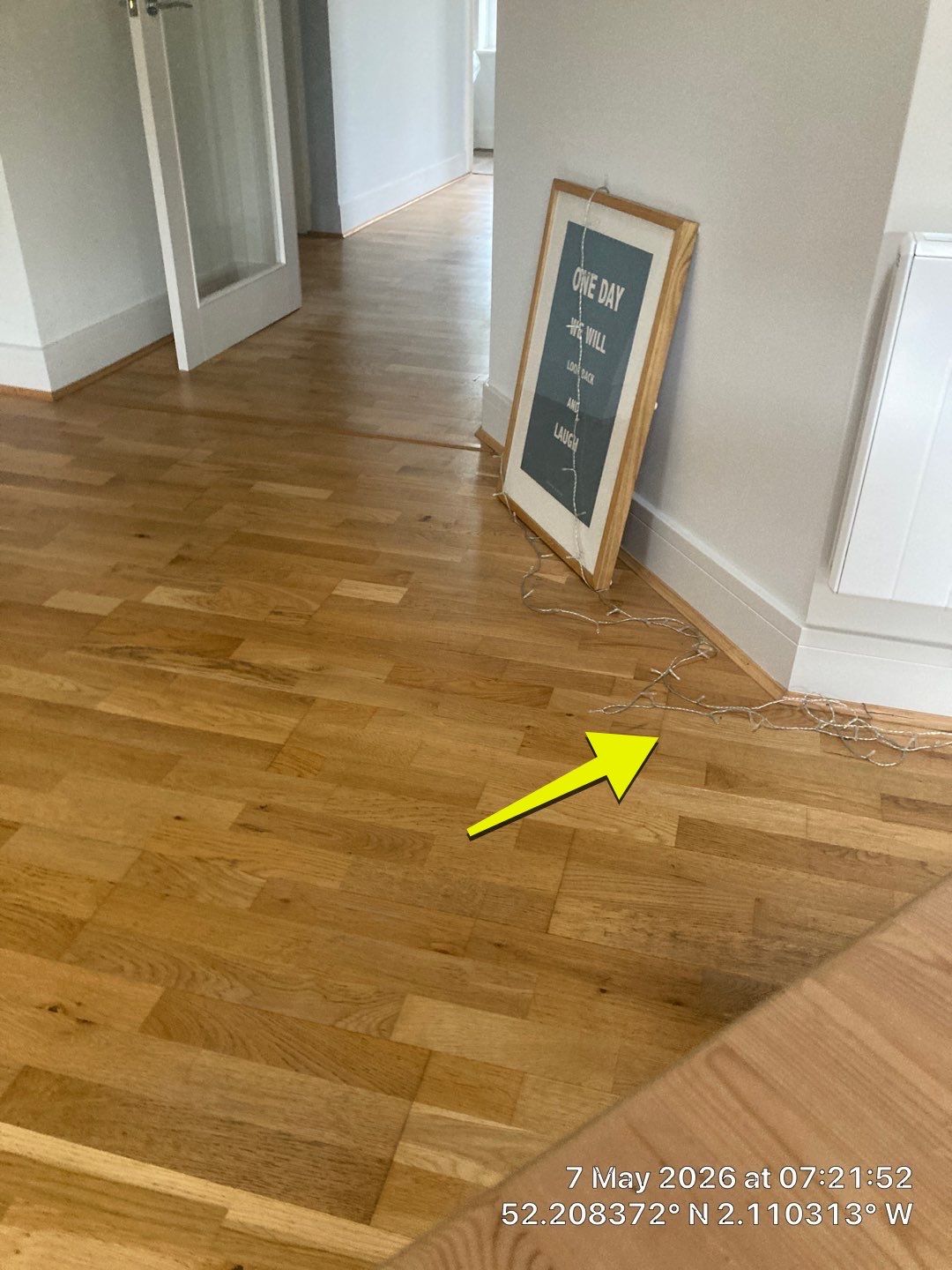 Interior Renovation and Hardwood Floor Installation in Crowle by CompanyCam Sales Demo