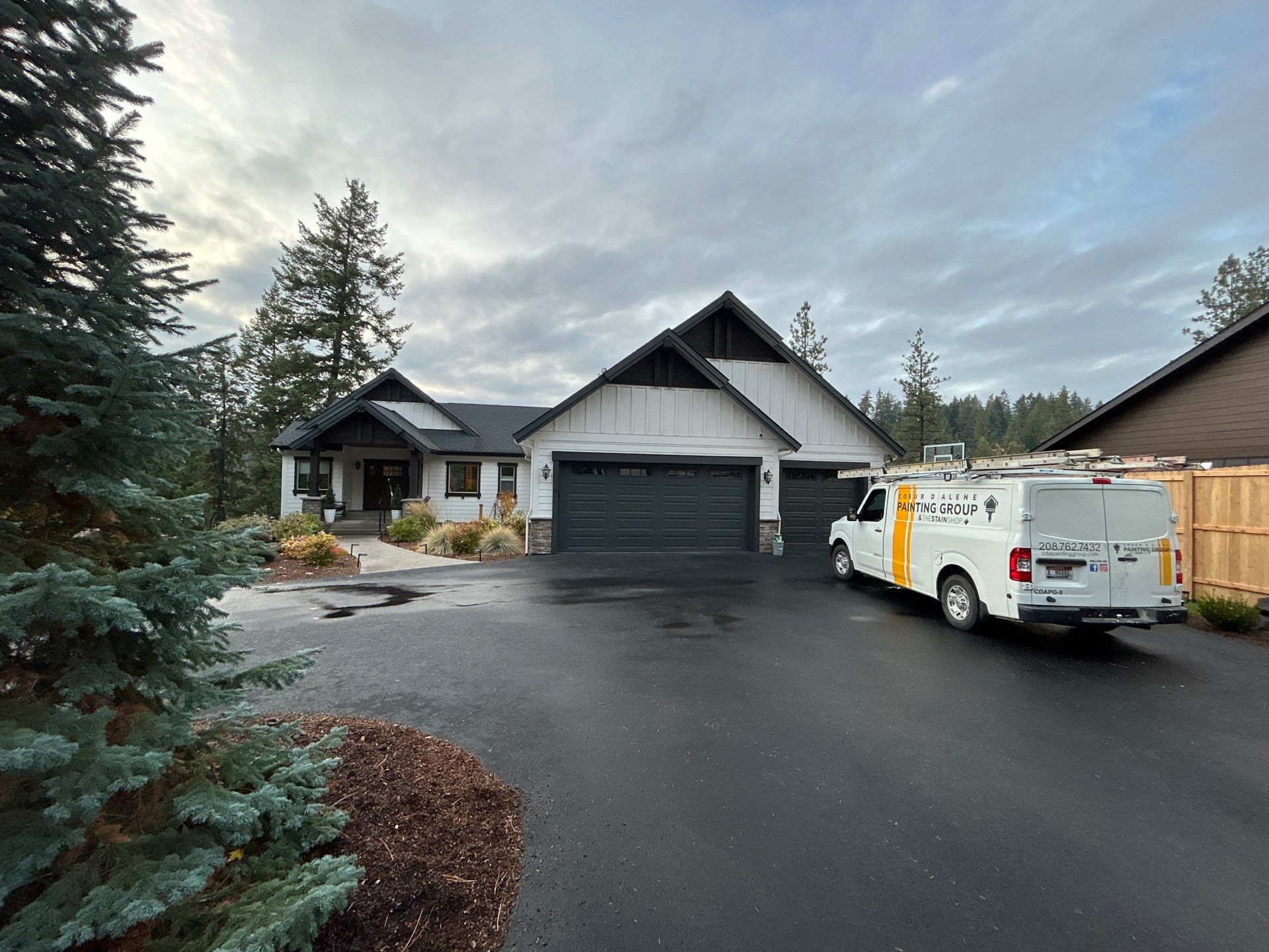 Beautiful Home On Avondale Lake by Coeur D Alene Painting Group