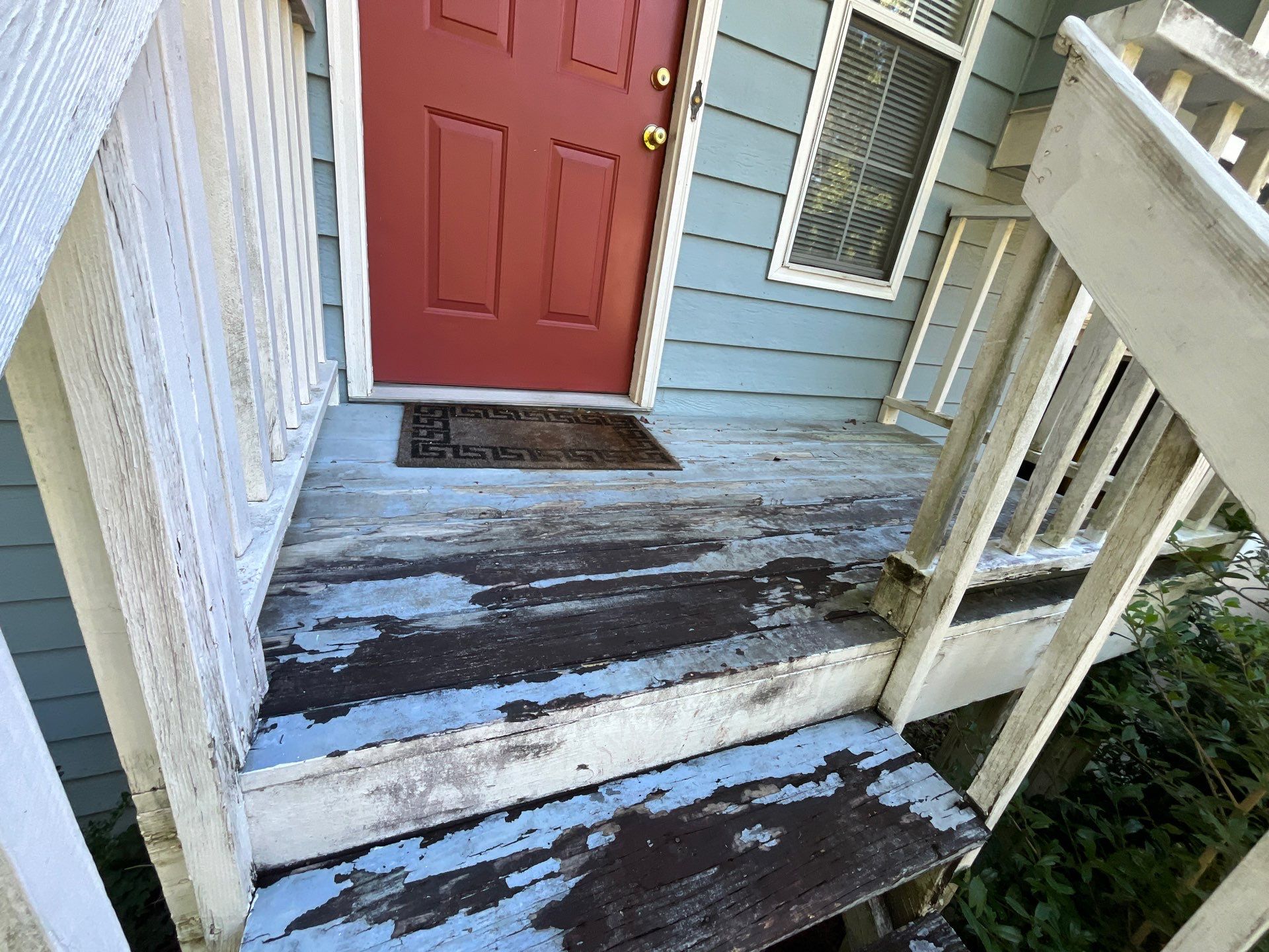 Deckorators Deck Resurface on Front Porch and Wood Deck Resurface on Back Deck by Nelson Exteriors 