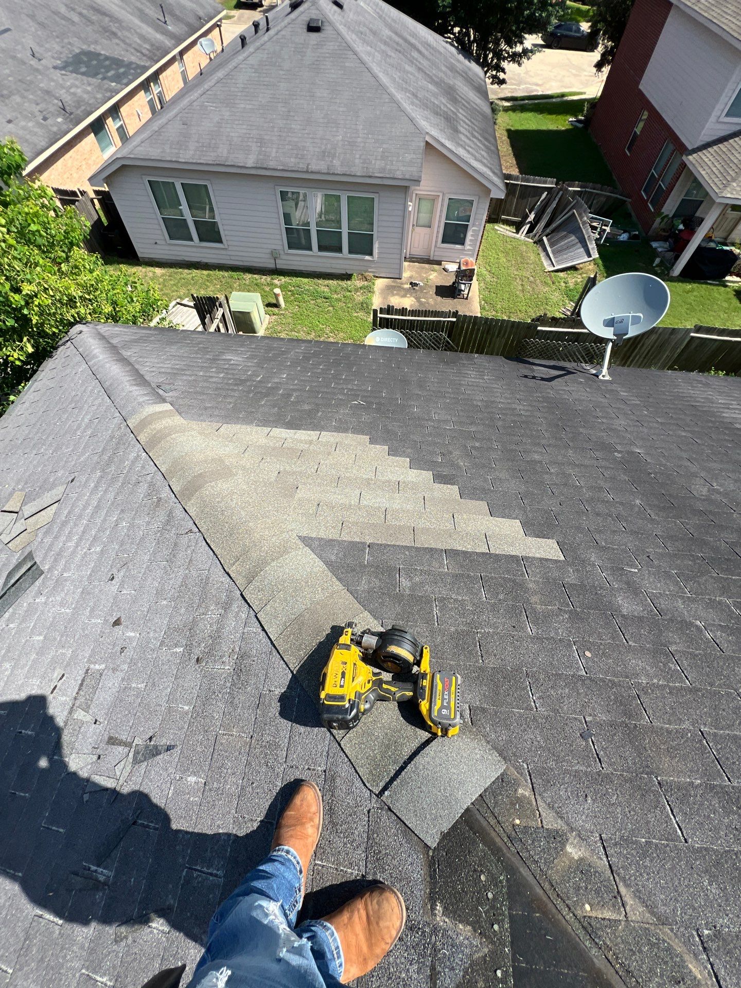 Residential Roofing Repair using Owen's Corning Duration (Lifetime) Shingles by Roof Repair Services LLC