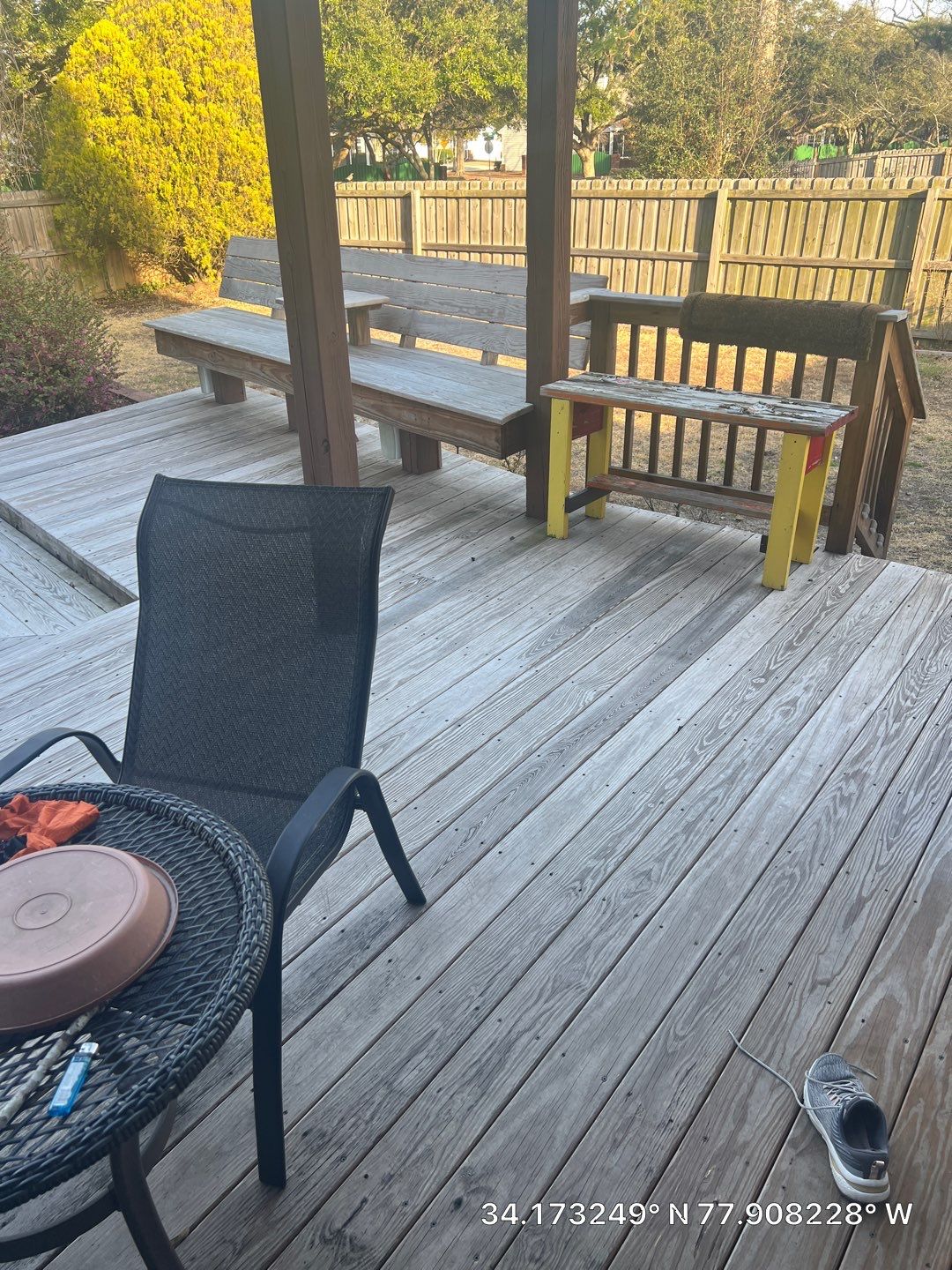 Weathered Deck using Wood Sealant by DuraSeal