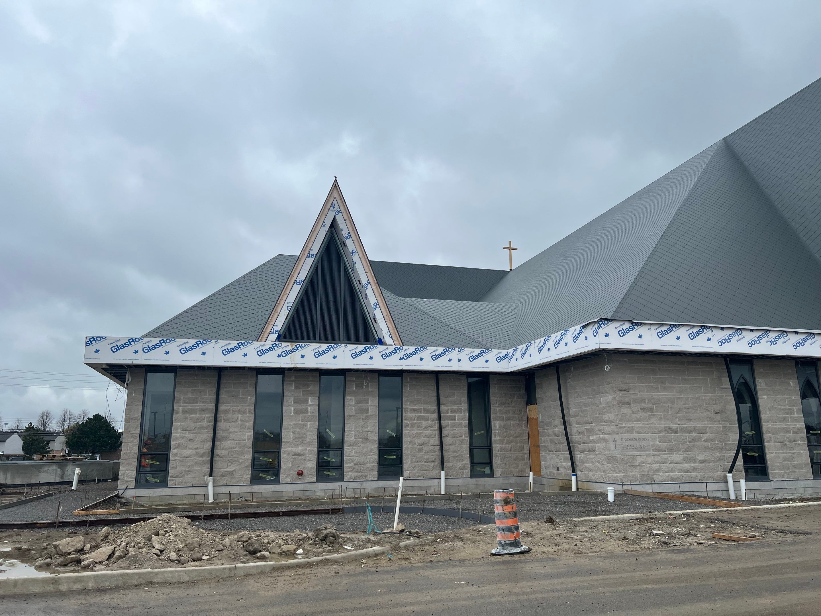 Commercial Roofing Installation using Diamond Tile Metal Shingles , Tpo Flat Roof by Jay Carter Roofing & Sheet Metal