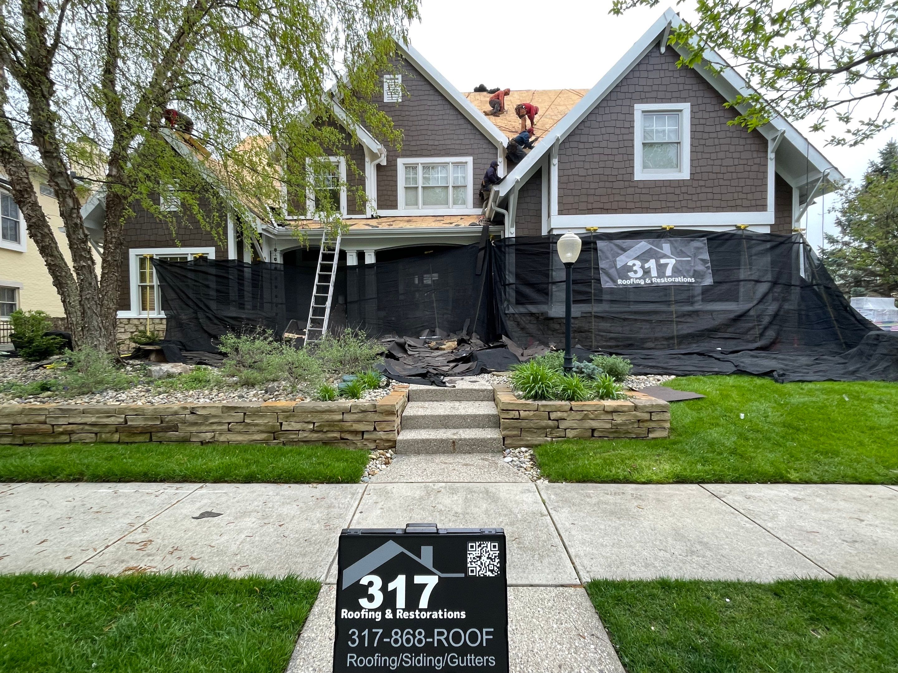 Roof Damage using Owens Corning Duration Storm by 317 Roofing & Restorations