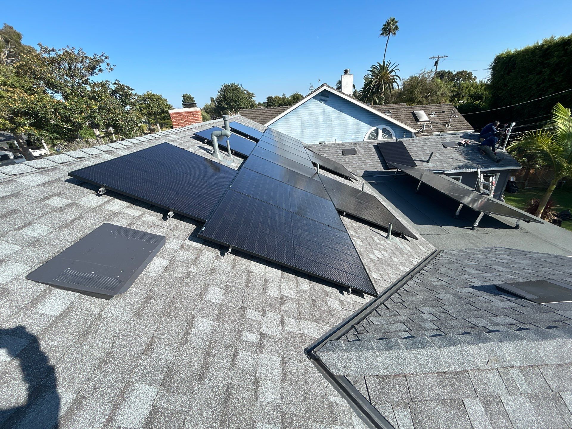 24-Panel Solar Installation and Electrical Service Upgrade in Los Angeles by AWS Solar
