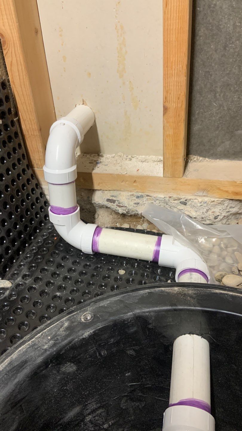 Drain tile in Brooklyn Center by Waterproofing Northeast