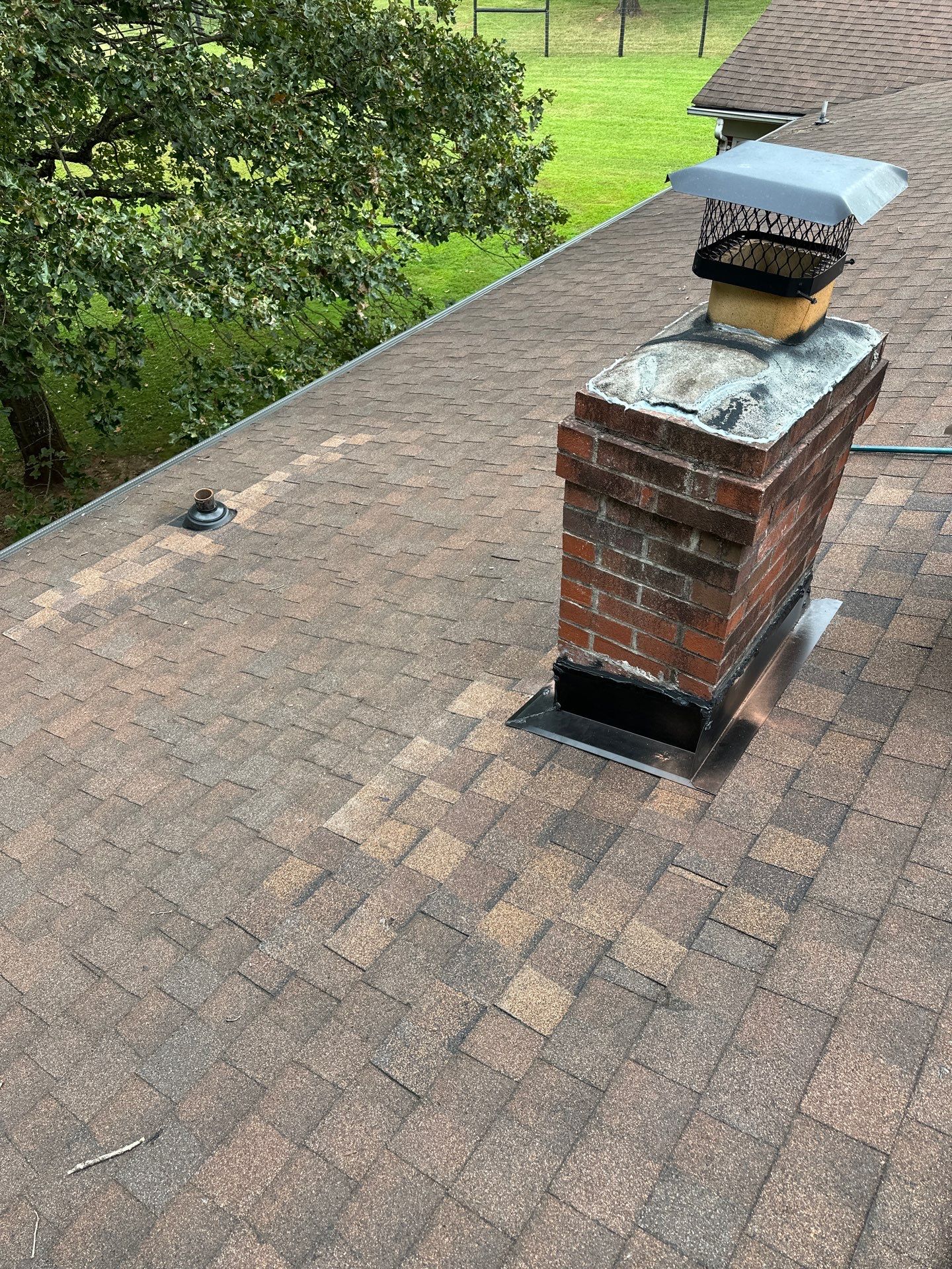 Chimney Flashing & New Gutter Guards by Peak 2 Peak Services LLC