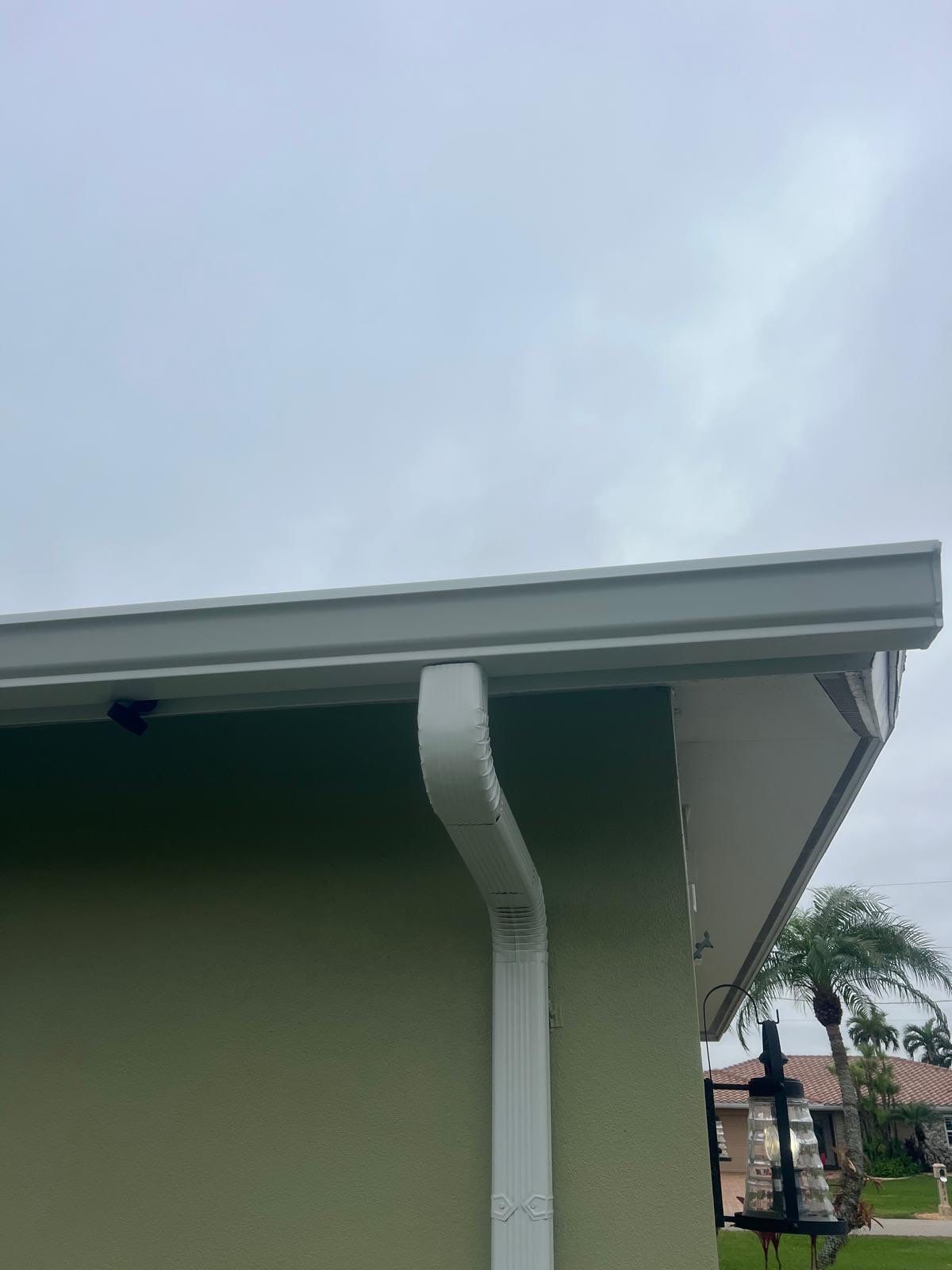 6-Inch Seamless Gutter Installation in Cape Coral FL by Gutter Professors