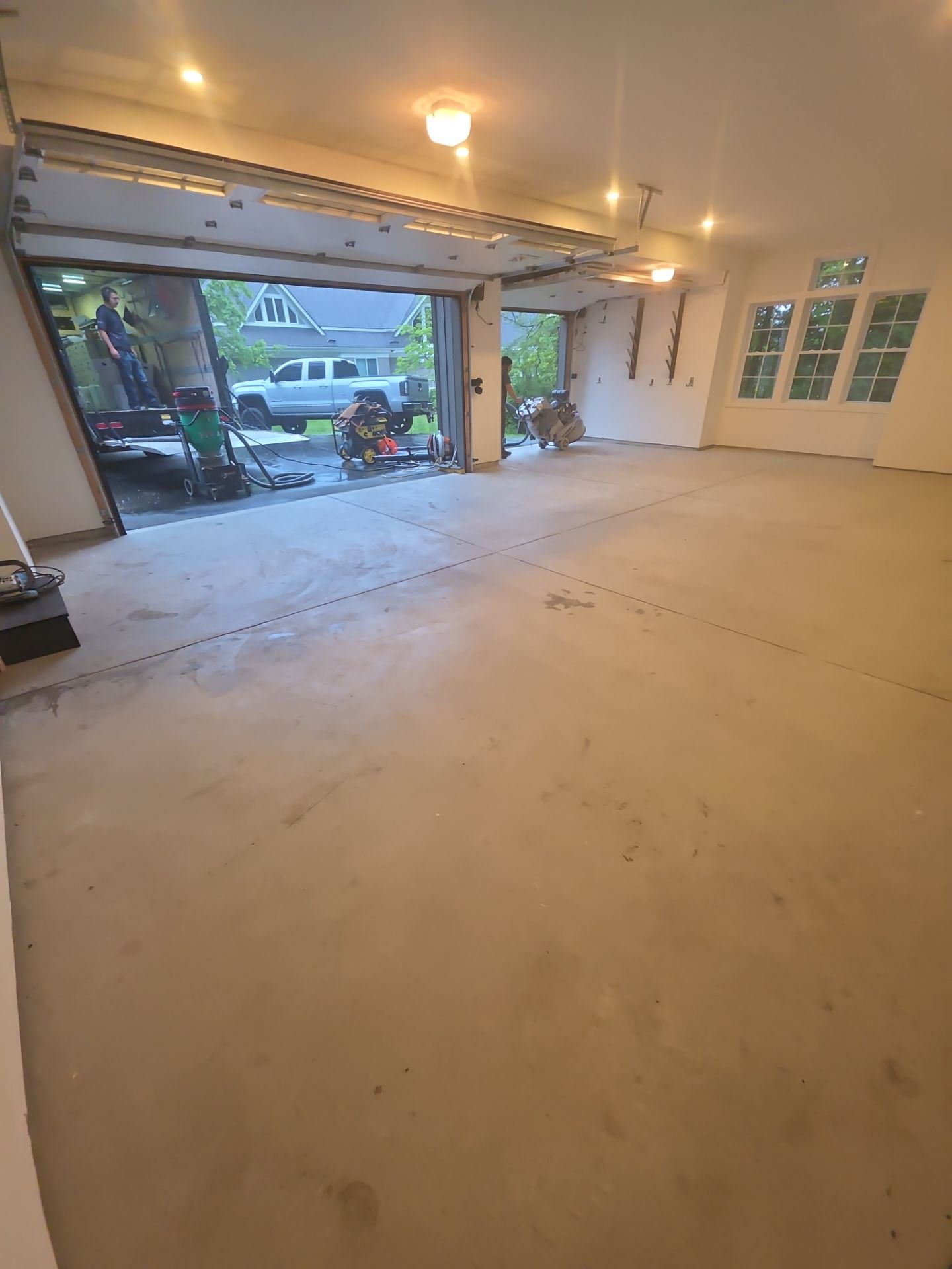 Vintage Zircon Garage Coating by NG Masonry & Construction LLC