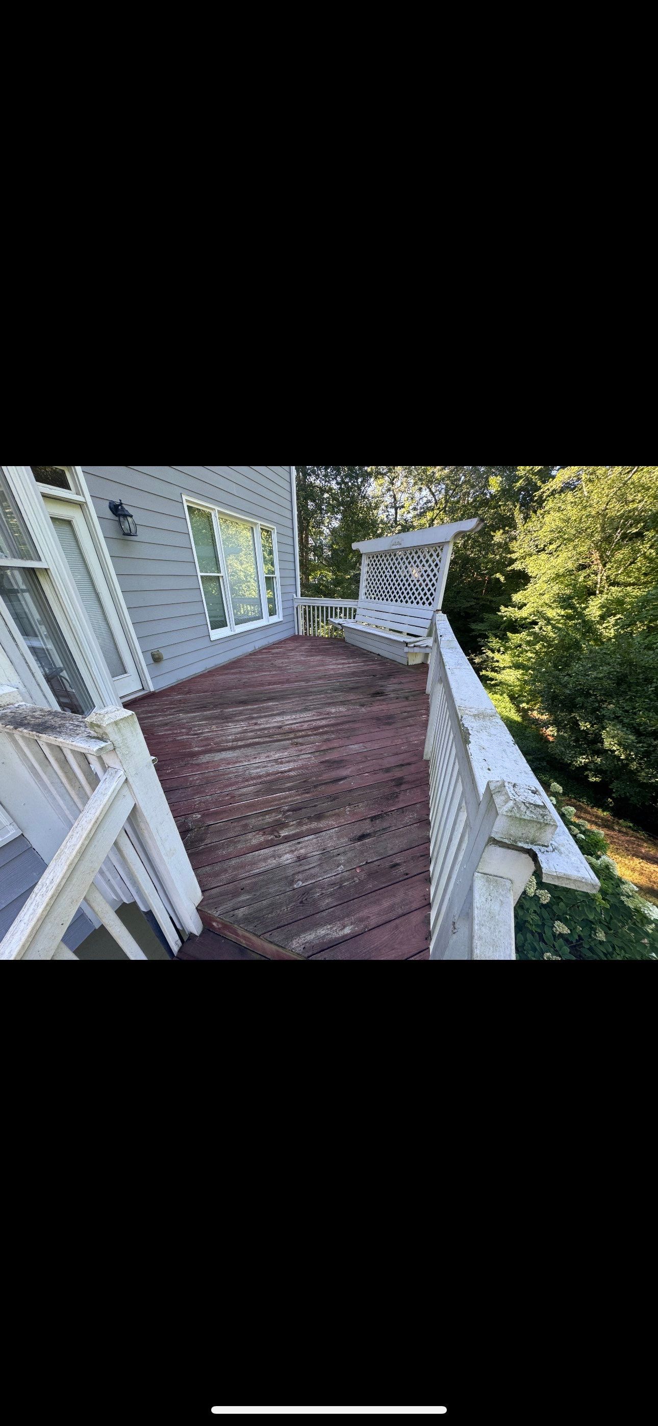 Pressure-Treated Wood Deck Replacement with Metal Balusters in Acworth by Swift Home Renovations