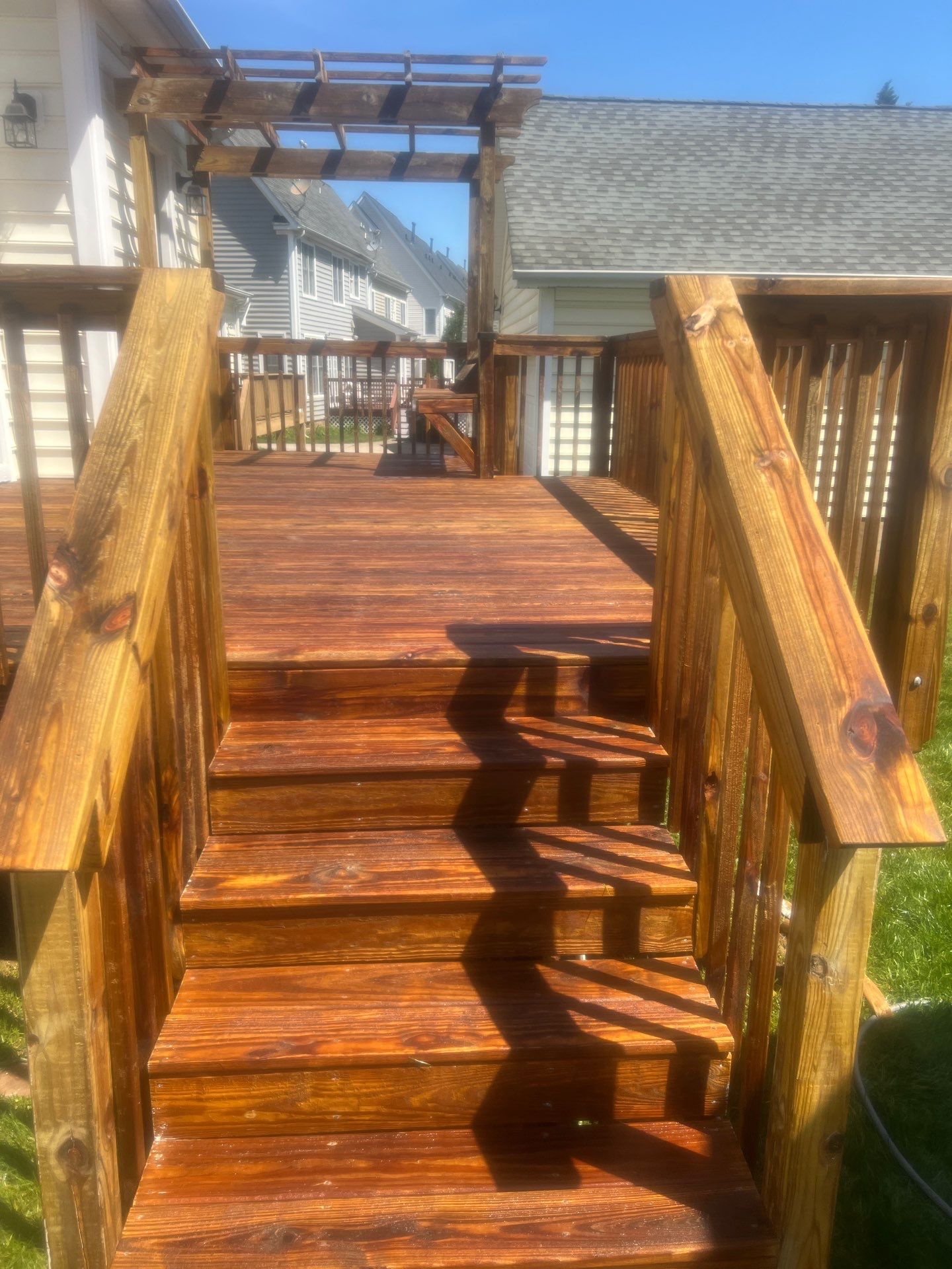 Deck using Wood Sealant and Stain by DuraSeal