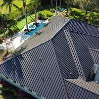 24ga 1.5" Snap-Lock Dark Bronze  by Total Roofing System The Metal Roof Experts