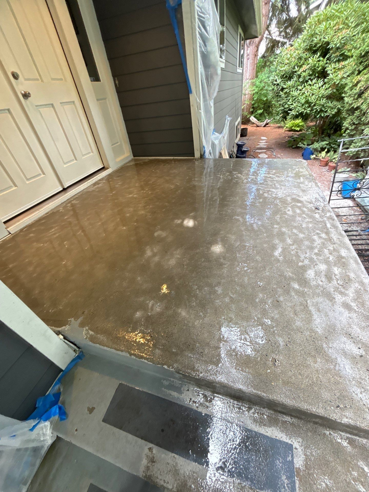 Epoxy Stairs & Sealcoat Driveway Application by Jireh Asphalt & Concrete Inc 