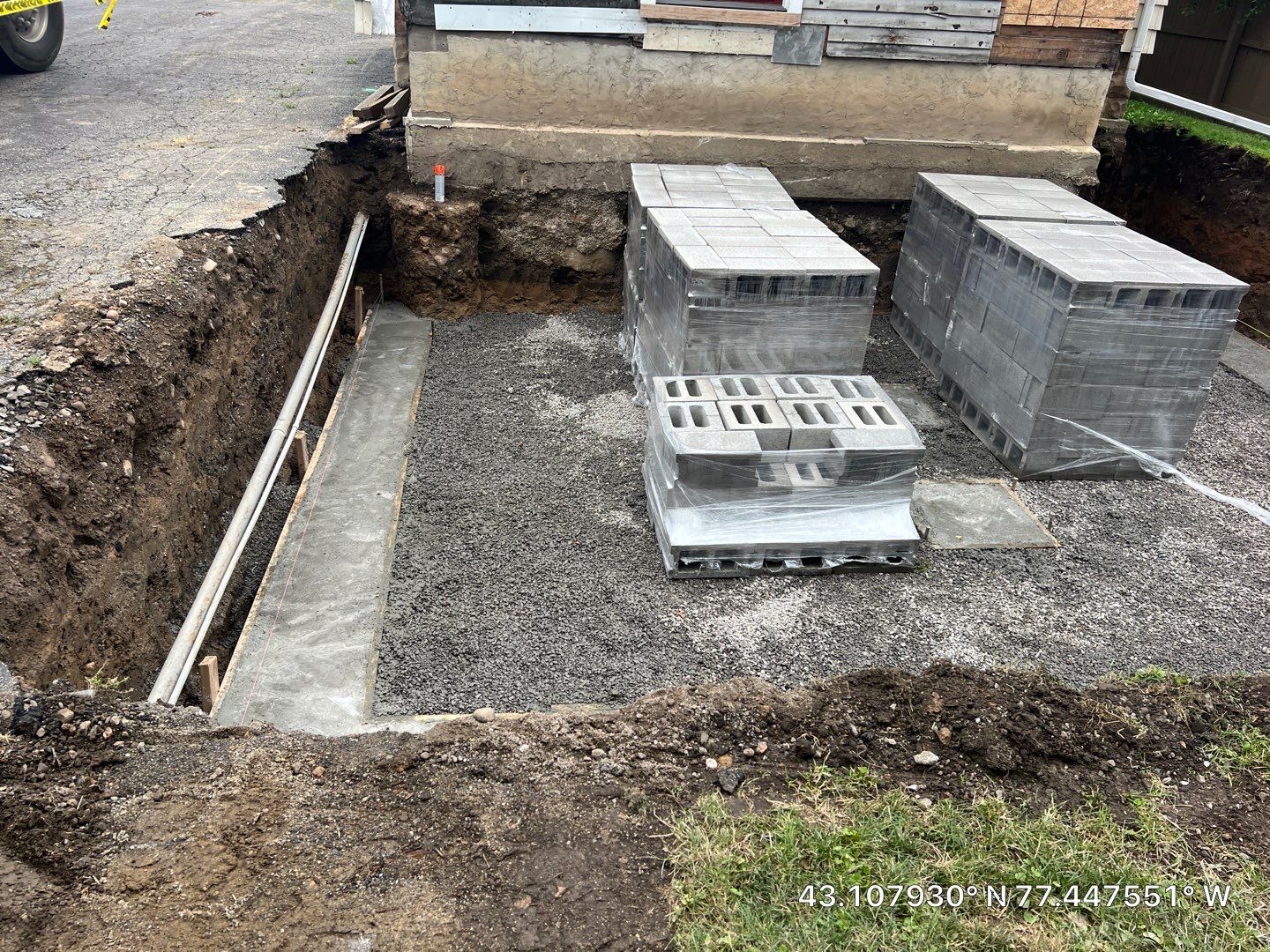 Block Foundation Addition  by NG Masonry & Construction LLC