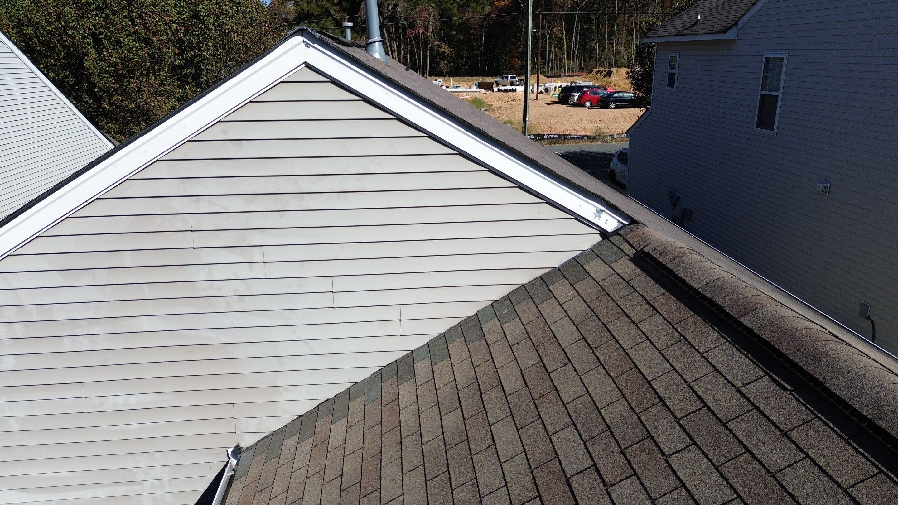 Roof replacement and interior repair by hail and wind damage by Just Brilliant Restoration JBR