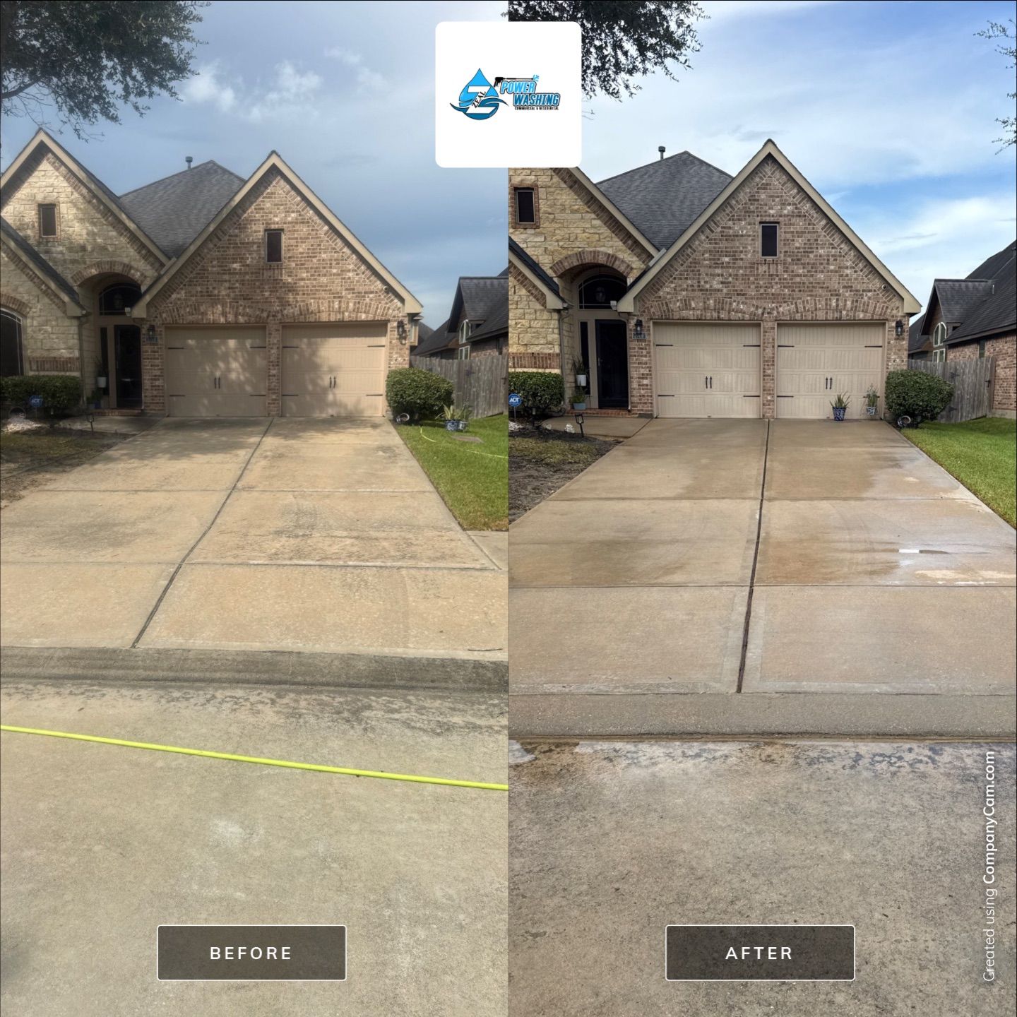 Complete House Wash and Concrete Surface Cleaning in Fresno by Zeal Power Washing