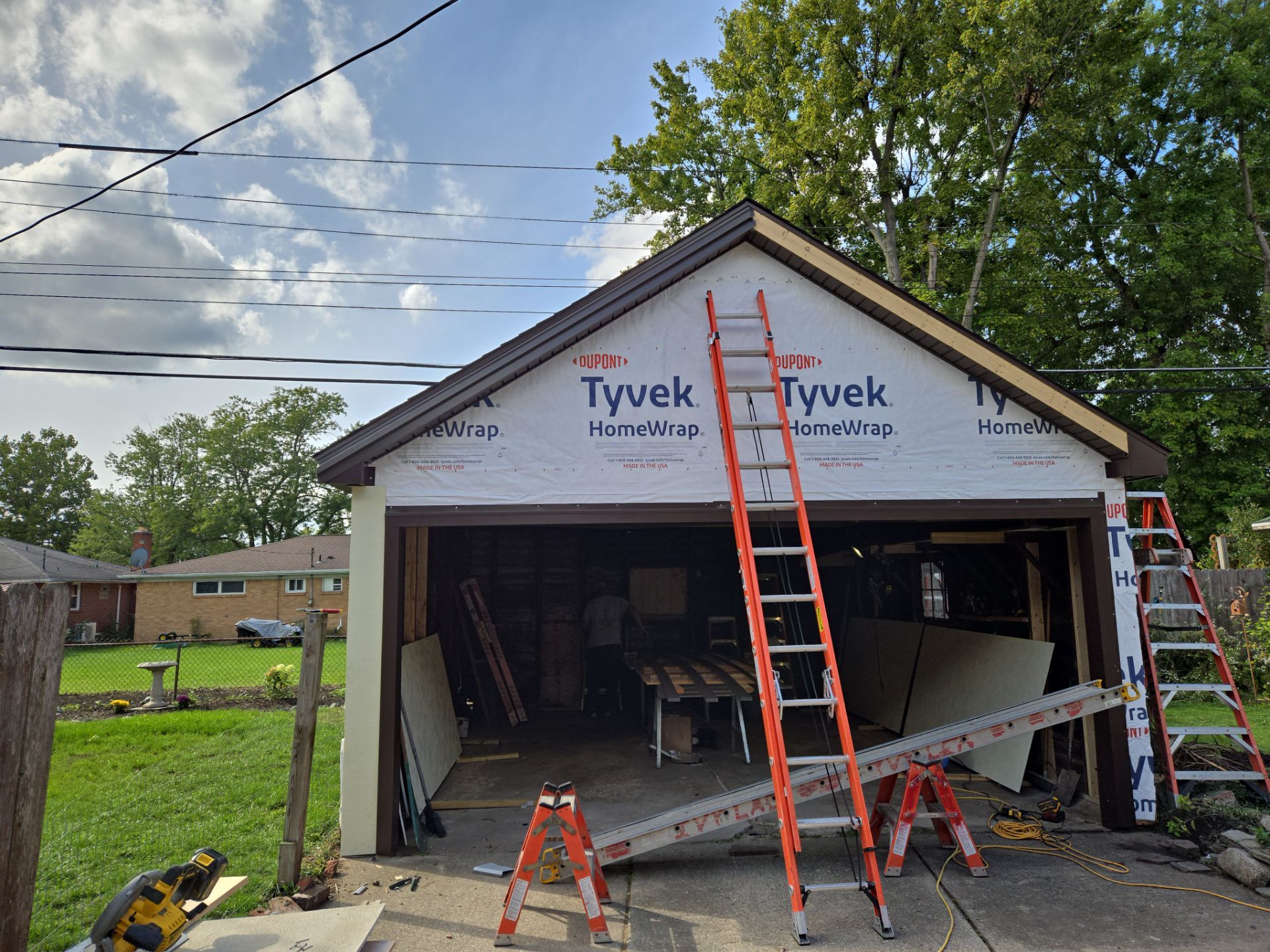 Garage Roof by Ivy Lea Construction