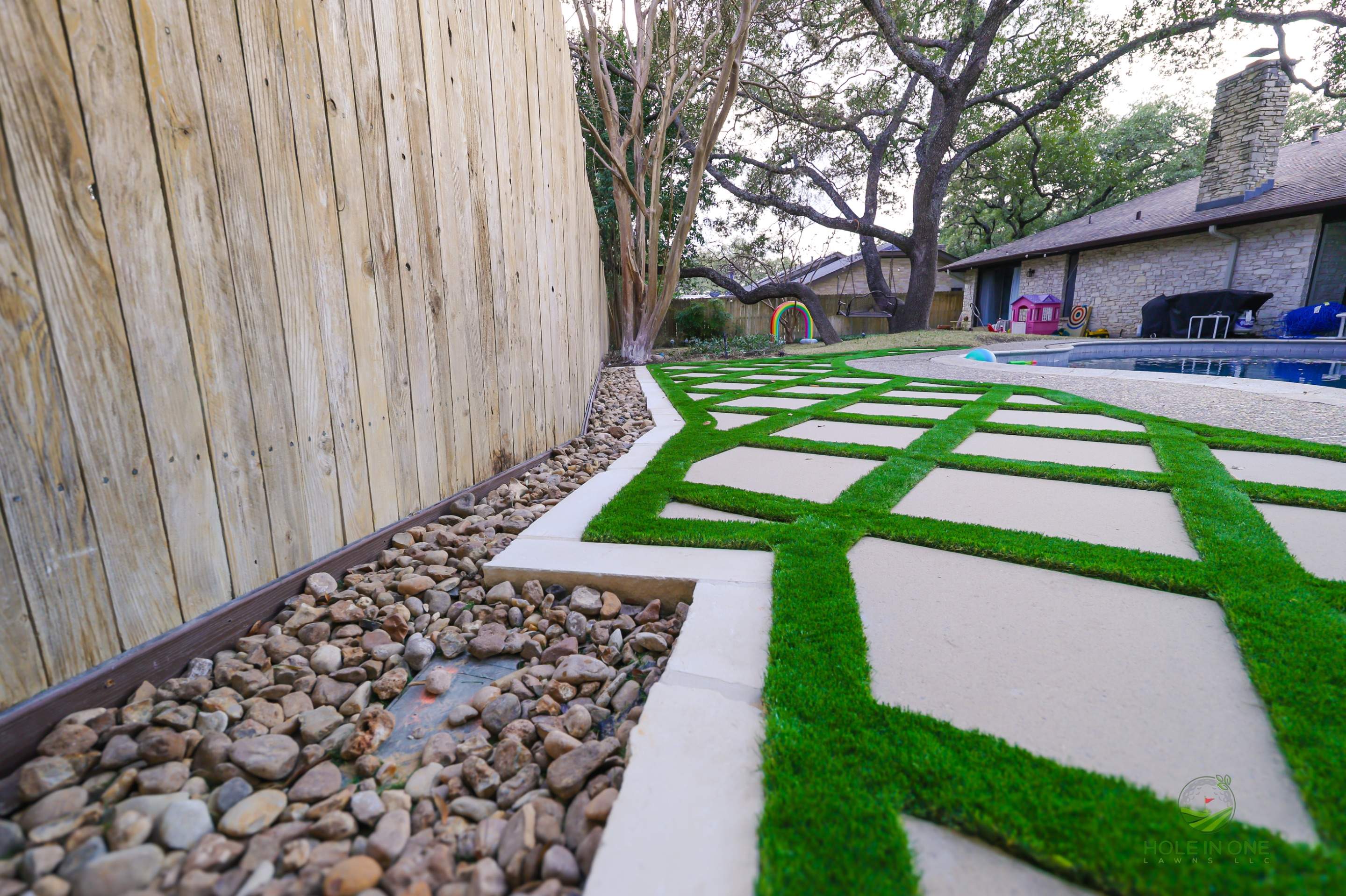 Hunters Creek, San Antonio Tx. by Hole In One Lawns, LLC