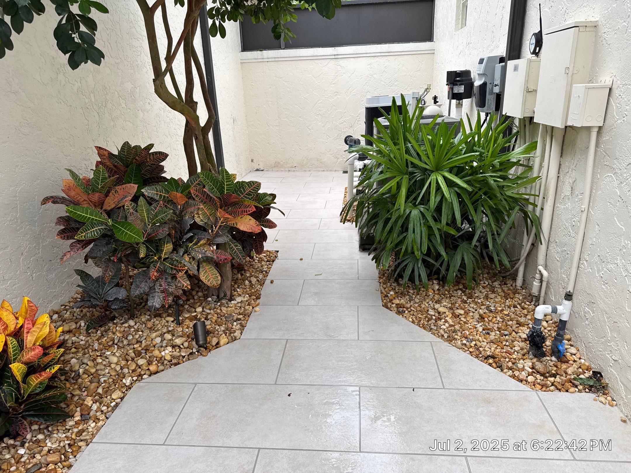 Pool Deck/Landscape/landscape lighting/pool coping/porcelain pavers/Pelican Marsh by Old Town Pavers Llc
