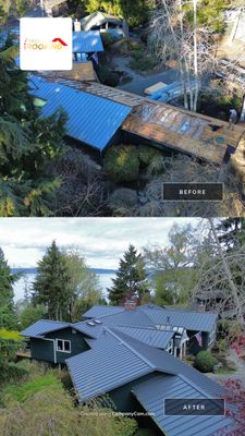 Mercer Island, Metal Roof Replacement, NRM 1000