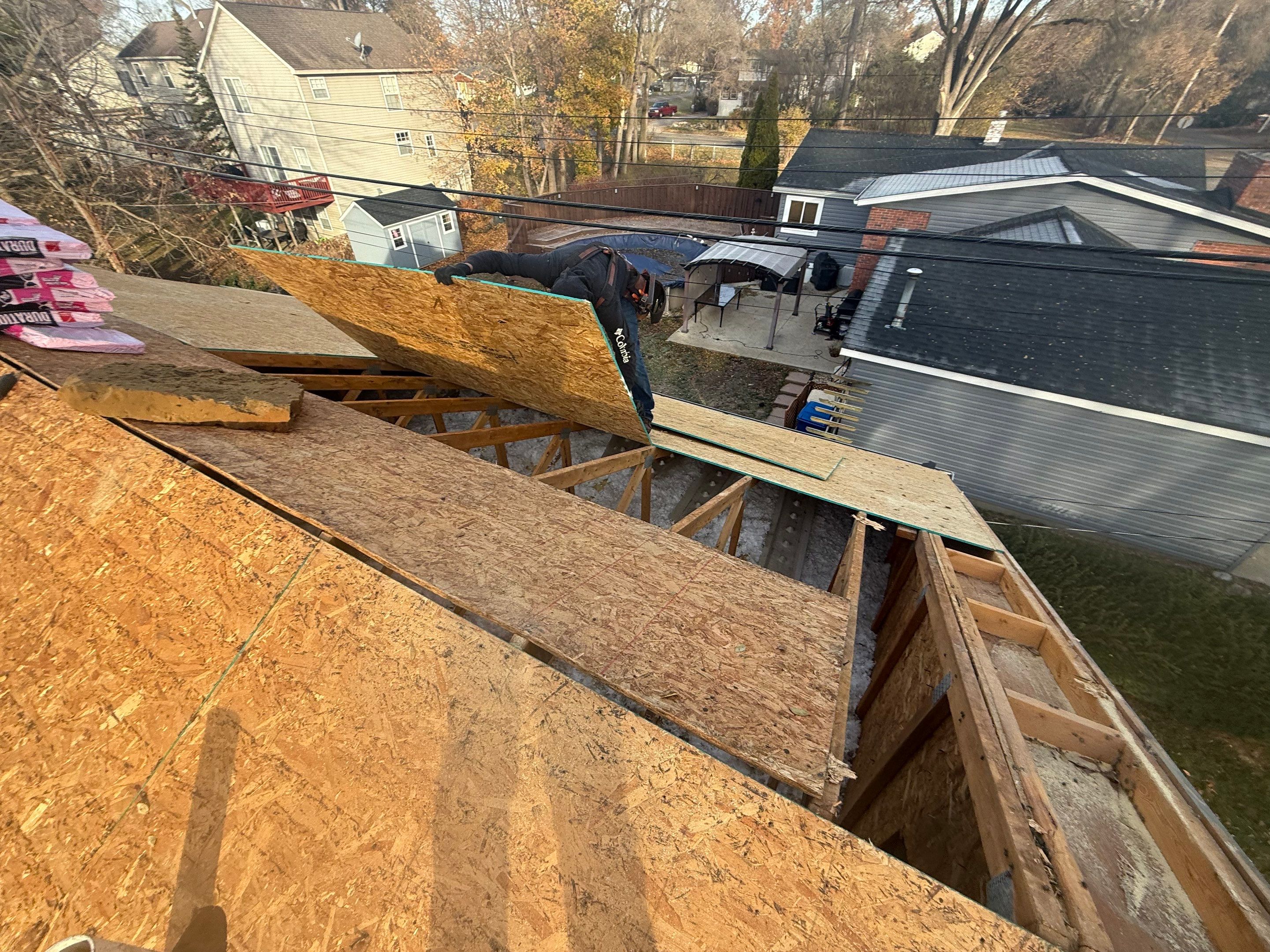 Roof Replacement using Owens Corning Onyx Black by 180 Contractors