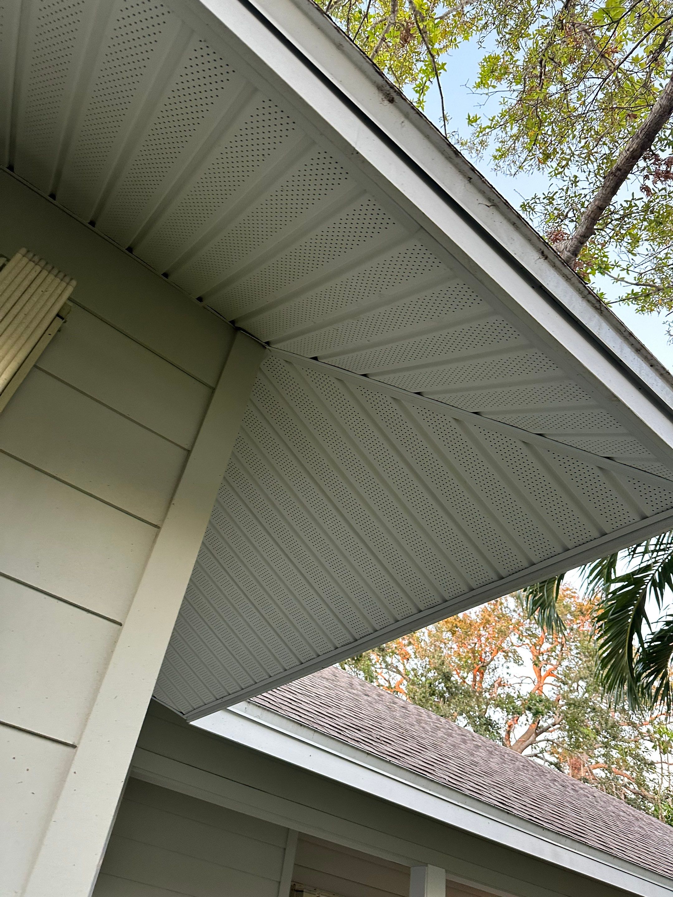 Replace All Soffit in the House in Sarasota FL by Gutter Professors