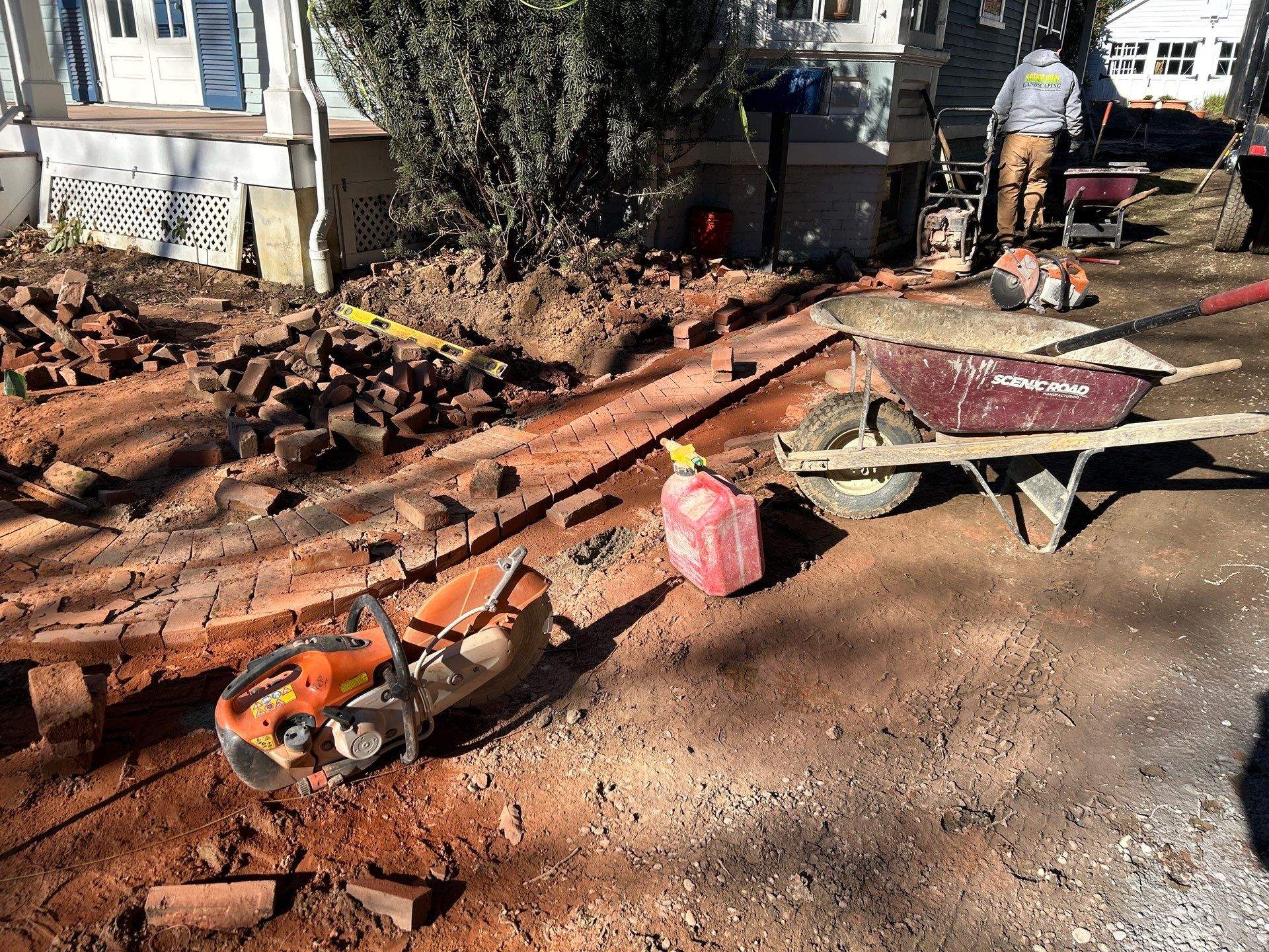 Lincoln Patio and Walkway Installation by CompanyCam