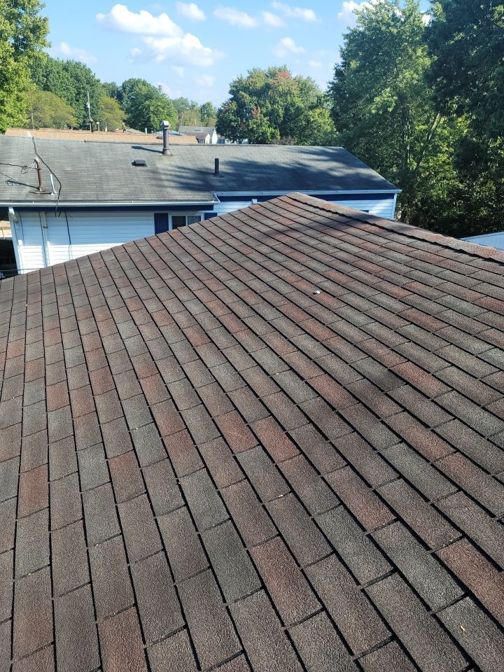 Brand: Atlas Pinnacle Color: Pristine Scotchgard Pweter Drip: White by Eagle Eye Roofing