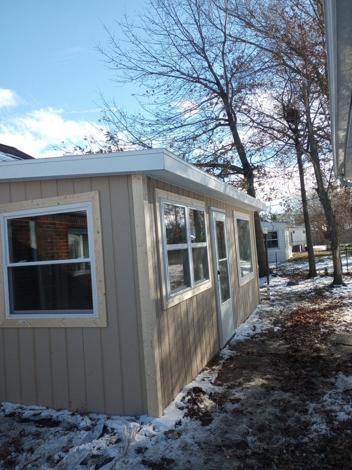 Tree Destroyed Patio Room by Absolute Roofing and Construction