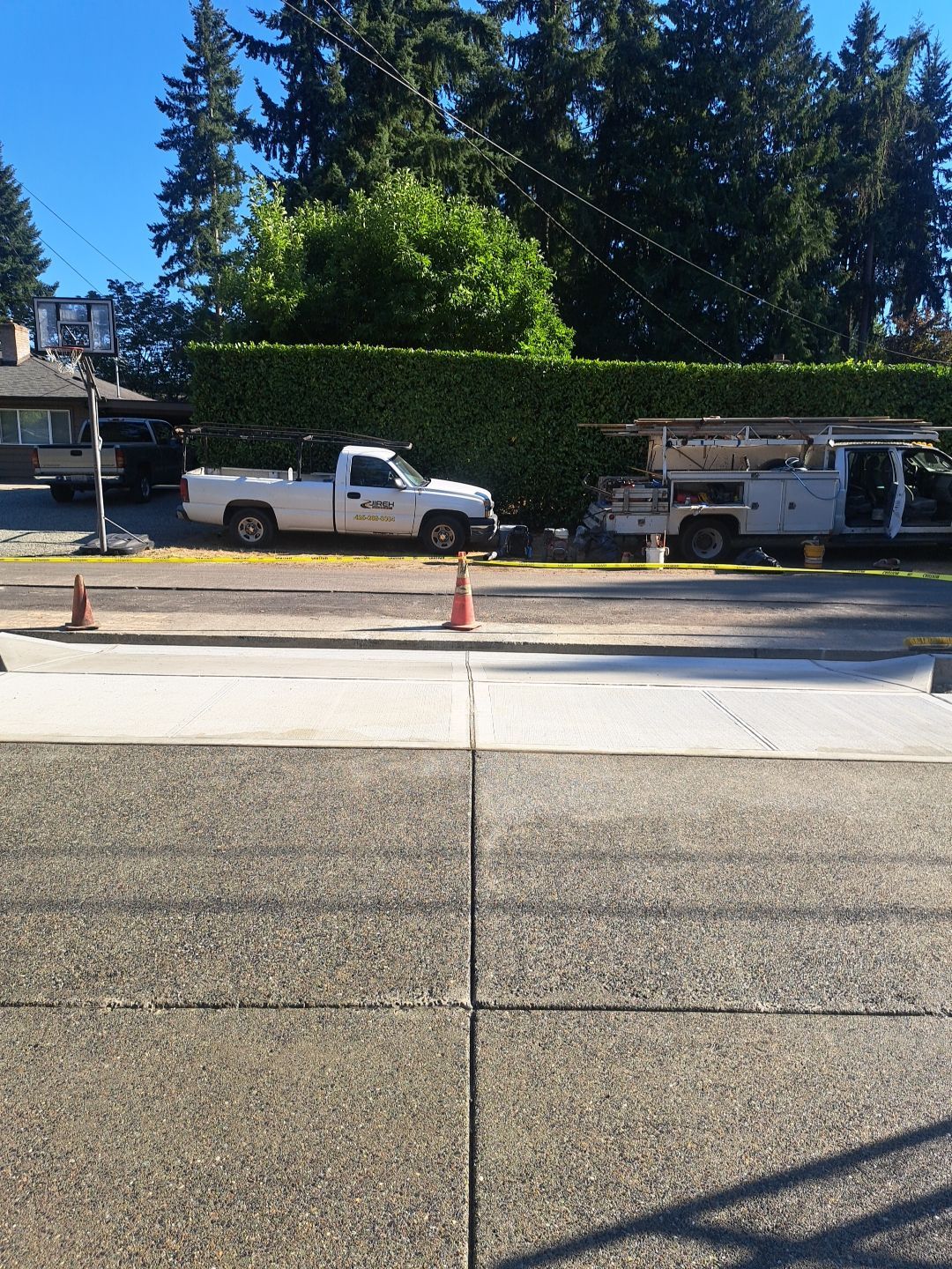 Ken | Driveway & Walkway Pour, Concrete Project by Jireh Asphalt & Concrete Inc 