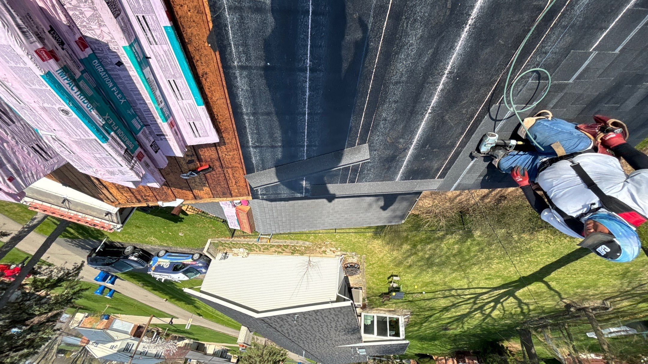 Roof Replacement using Owens Corning Onyx Black by 180 Contractors