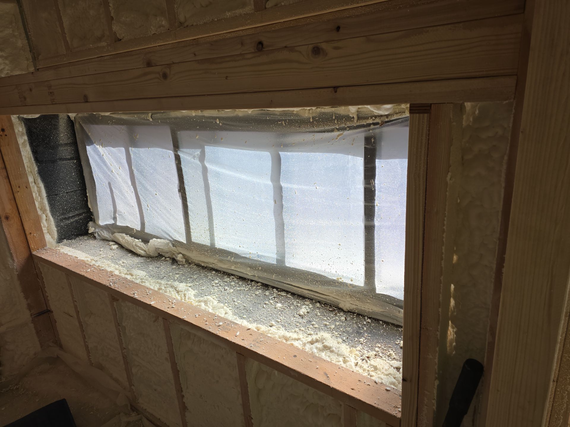 Attic Insulation using Closed Cell Spray Foam by NYS Foam & Energy