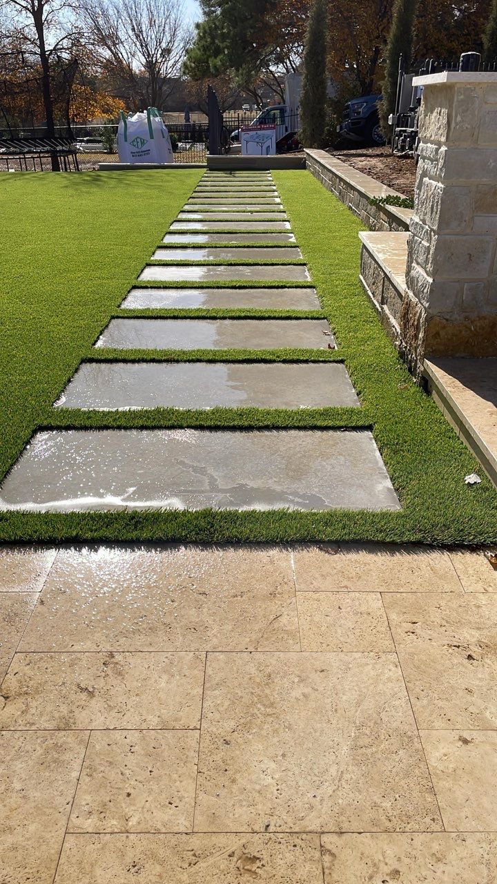 Project in Keller by Turf Concepts