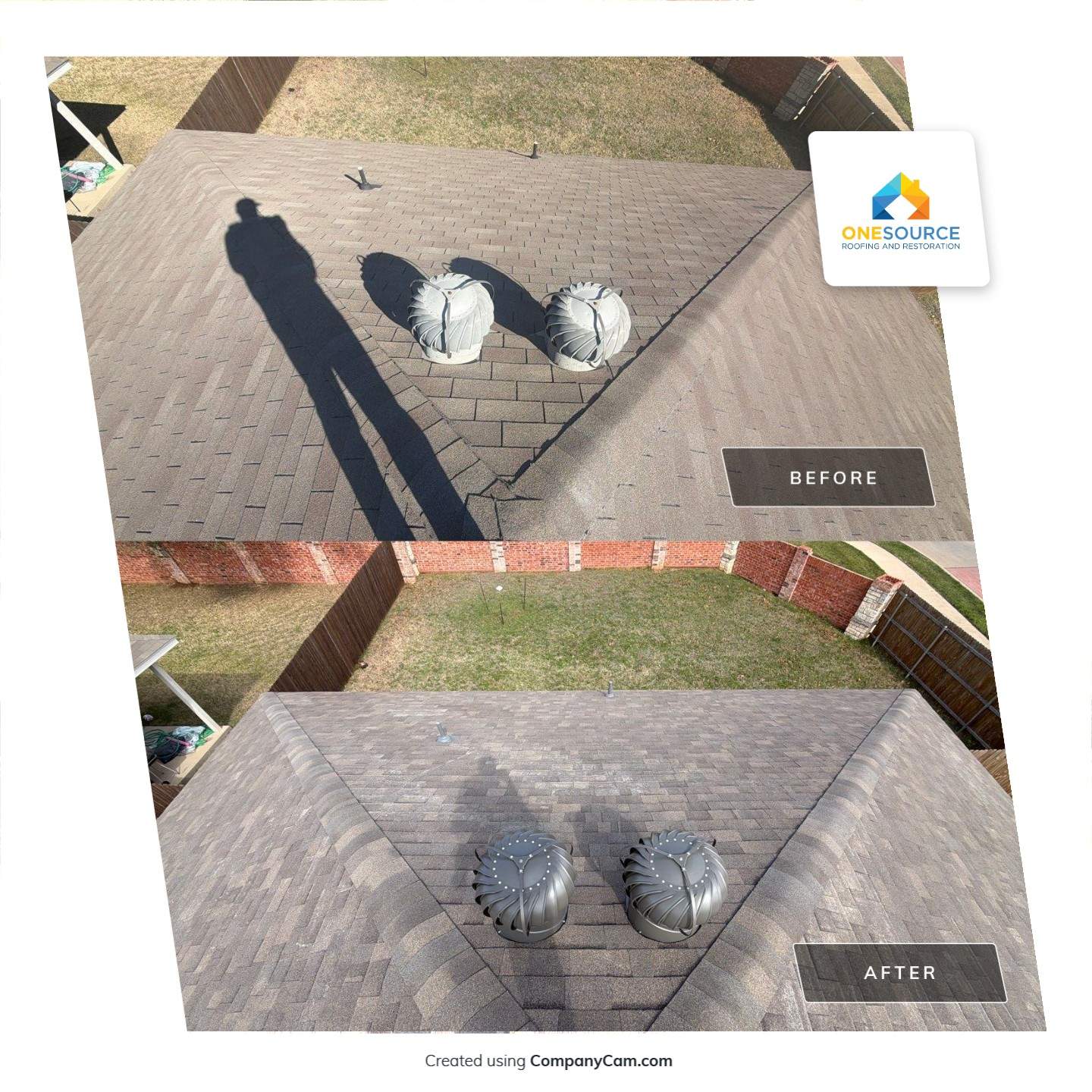 Residential Roofing Installation using Malarkey Highlander Weathered Wood Plus by OneSource Roofing and Restoration