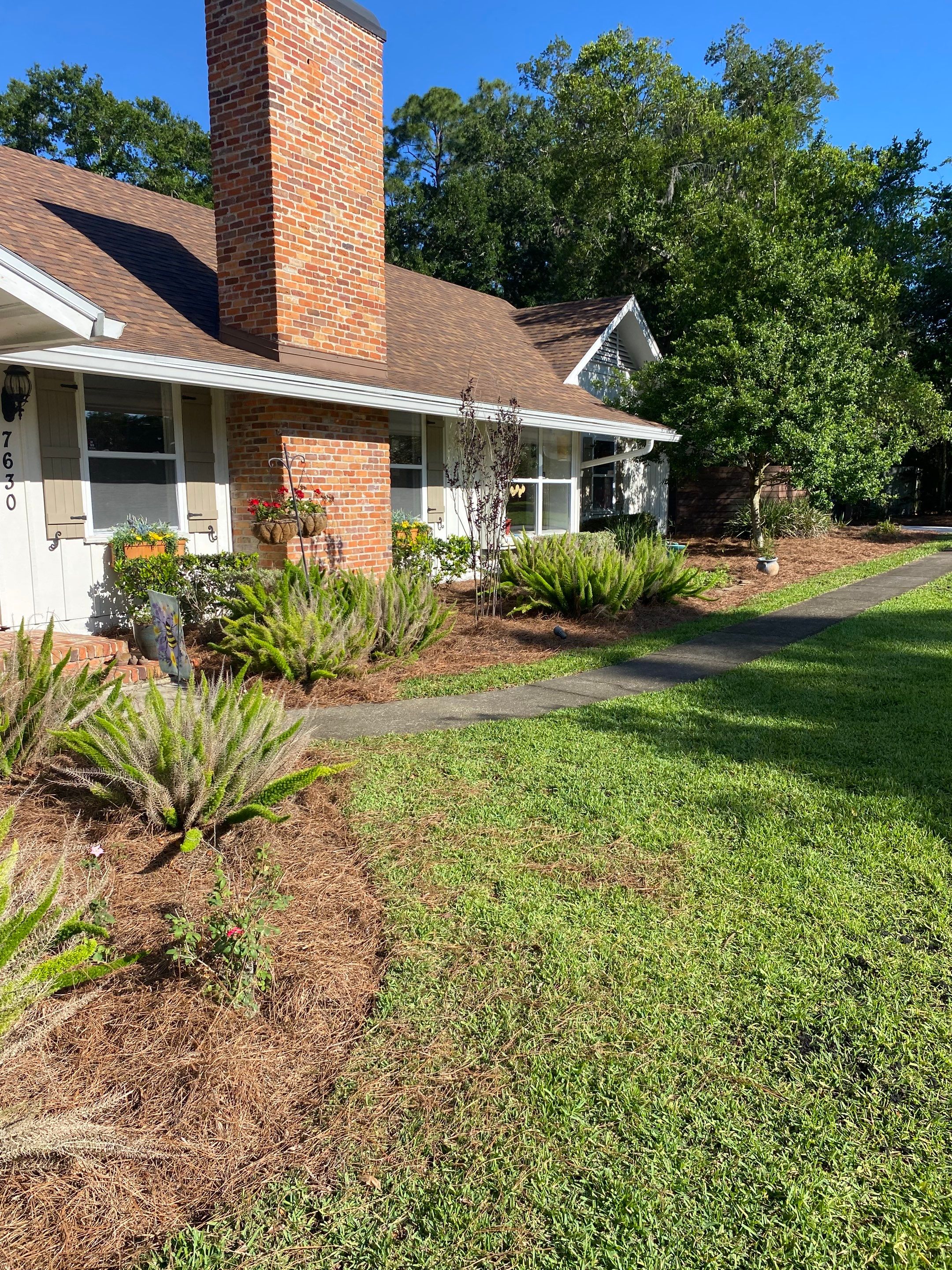 Deerwood Resident | Pine Straw & Topsoil Install by ProGreen Services