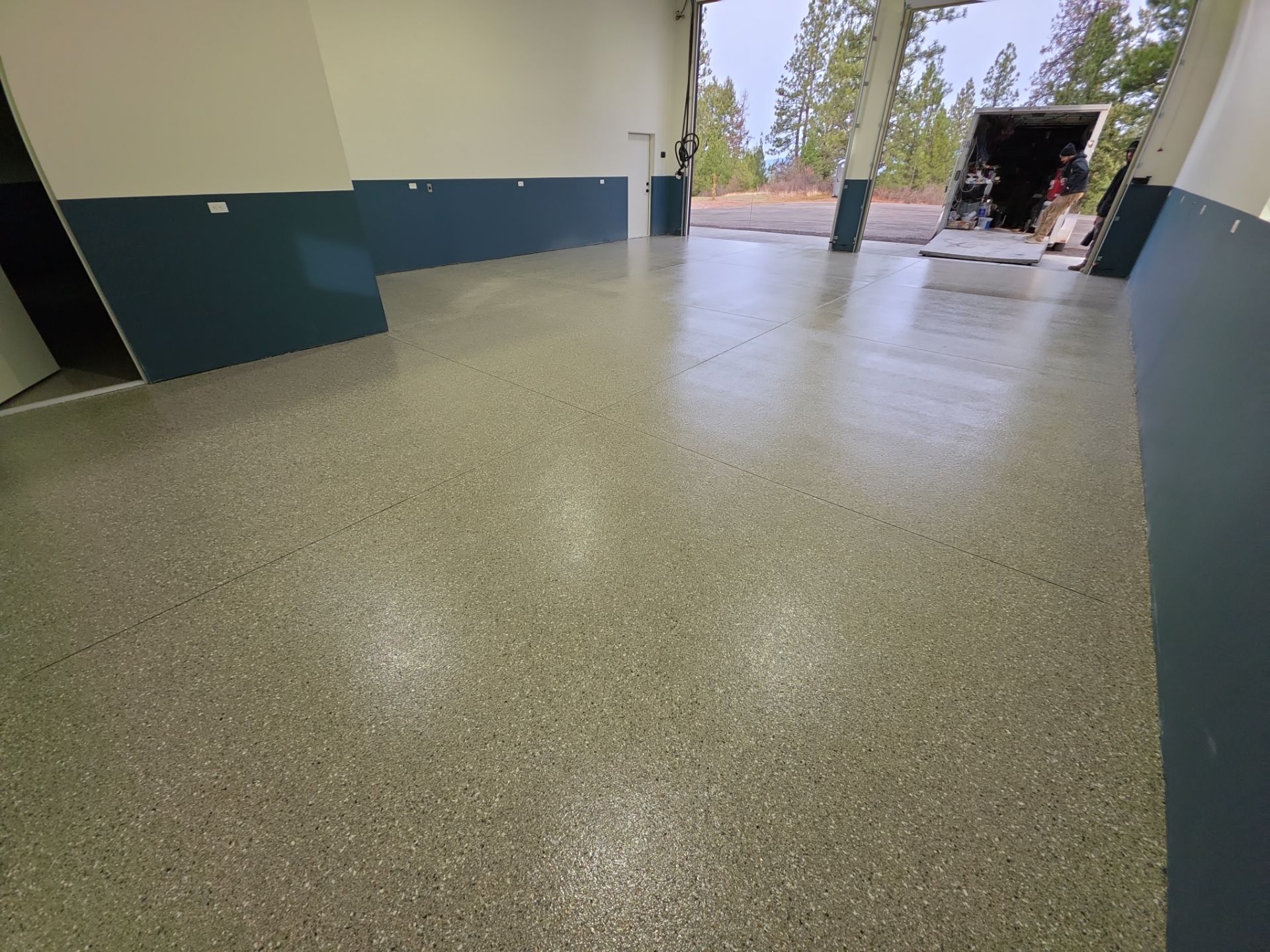 Shop Transformation using Claystone Hybrid by Croc Coatings, LLC