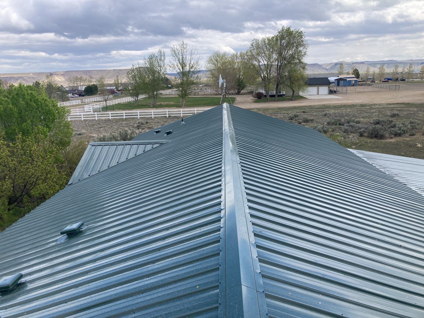 Residential Roofing Installation using Tuff-Rib Metal Roofing  by ID Roofing LLC