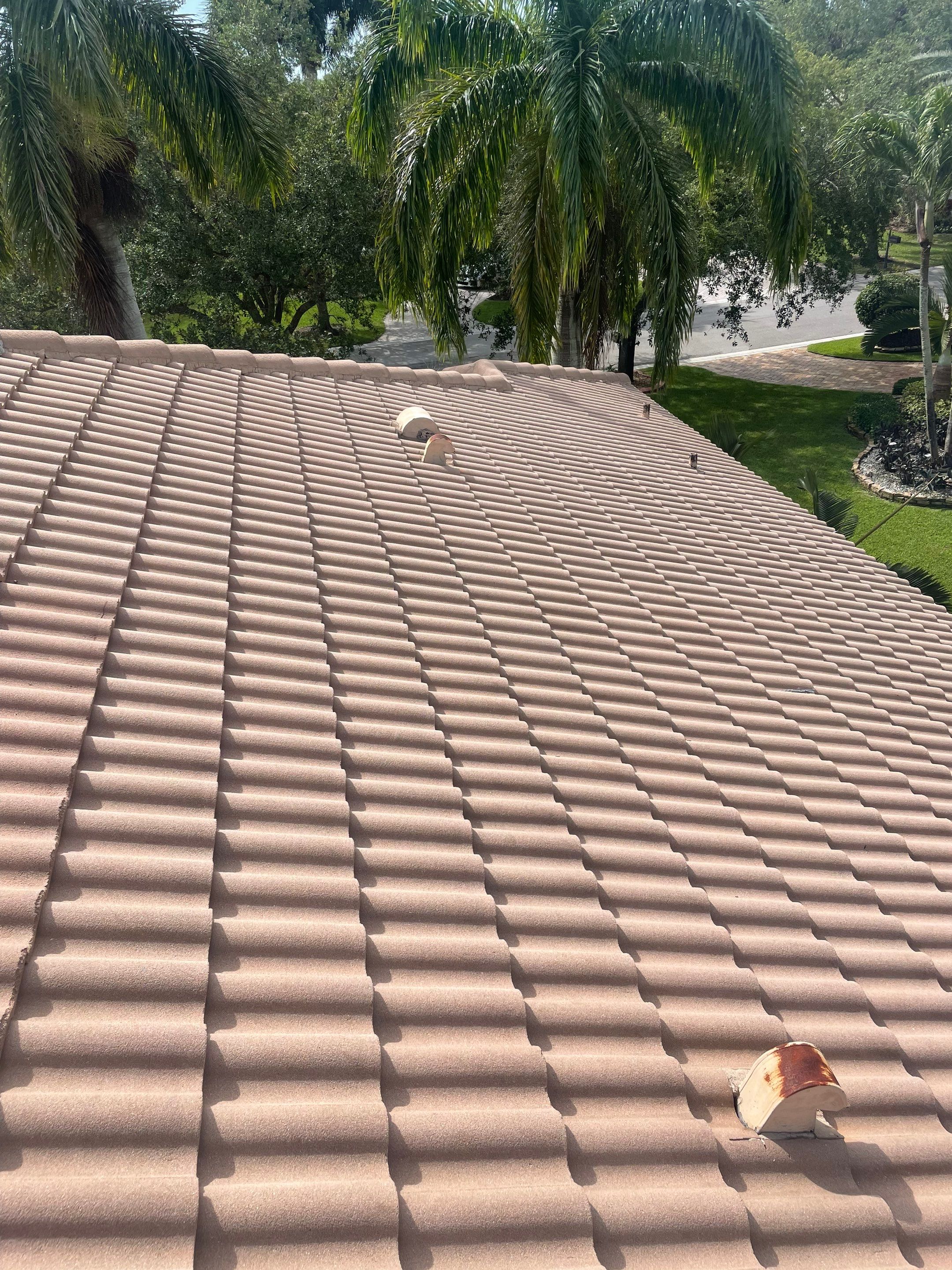 Concrete Tile Roof Leak Repair and Wood Decking Replacement in Parkland by Aastro Roofing