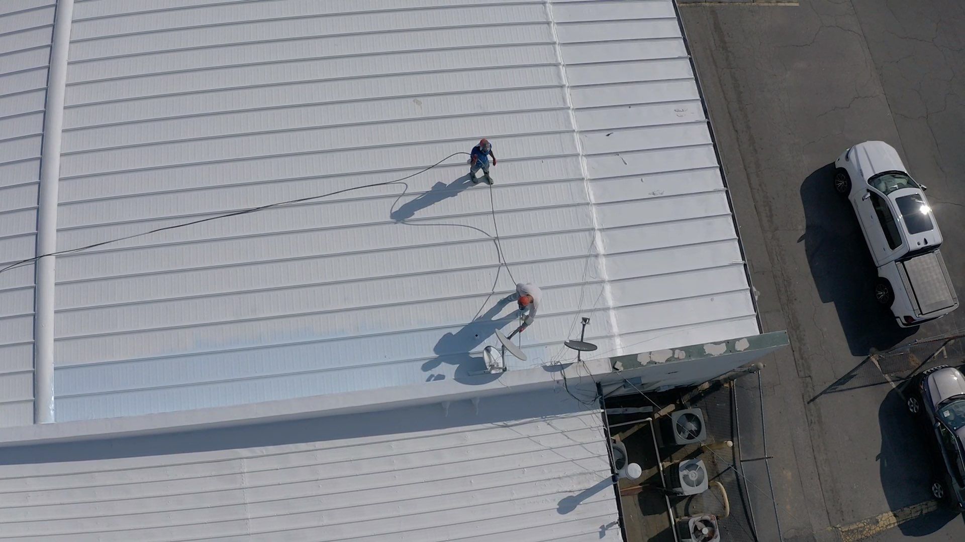 Acrylic Coating  by Just In Time Roofing and Restoration