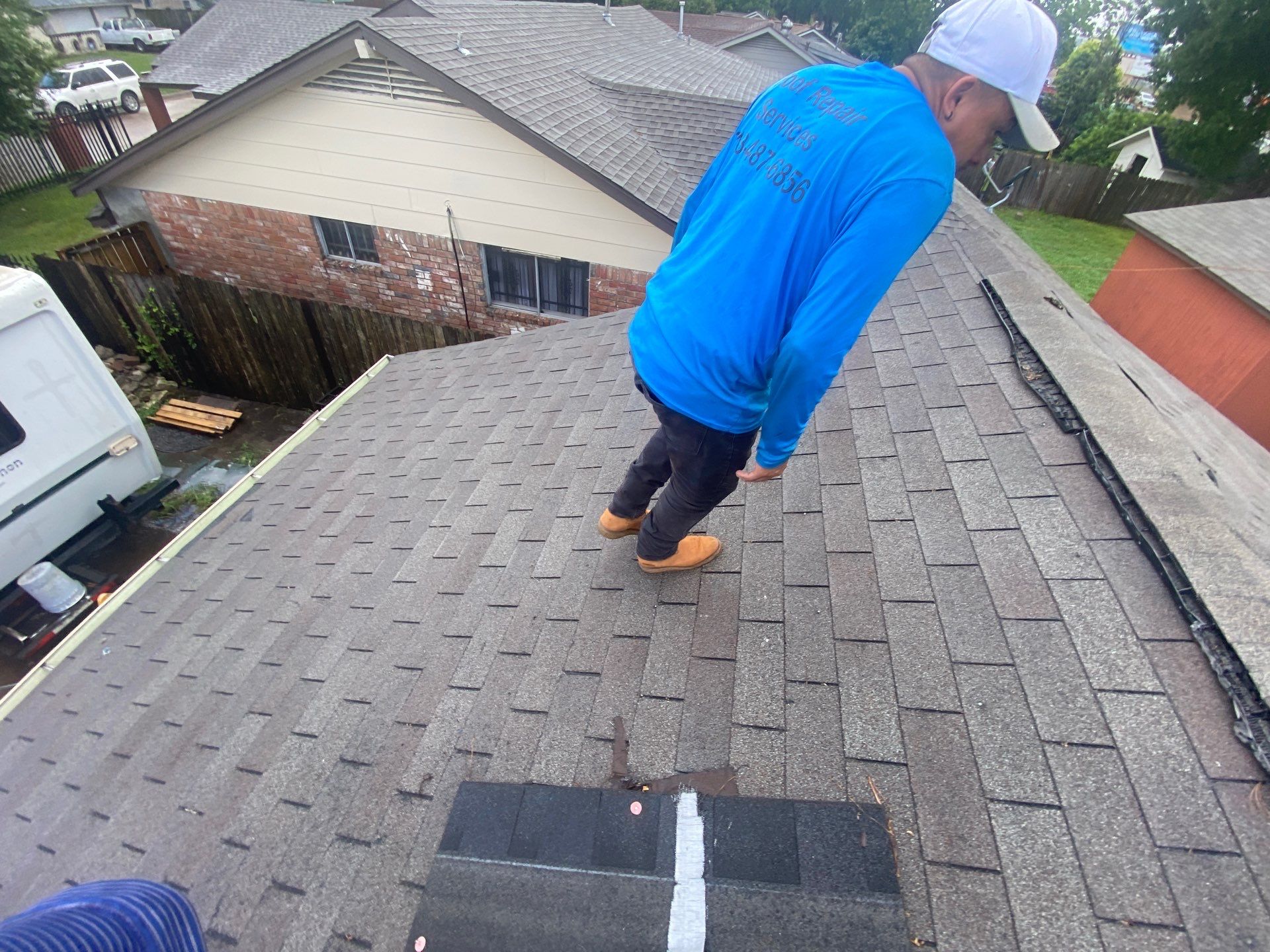 Residential Roofing Repair using Owen's Corning Duration (Lifetime) Shingles by Roof Repair Company