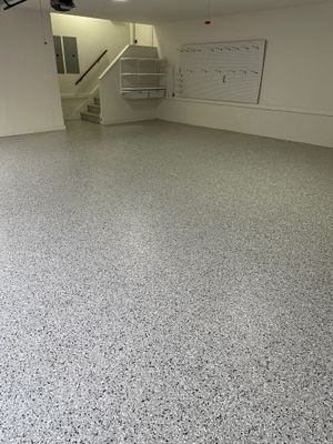 Garage Floor Coating using Cabin Fever