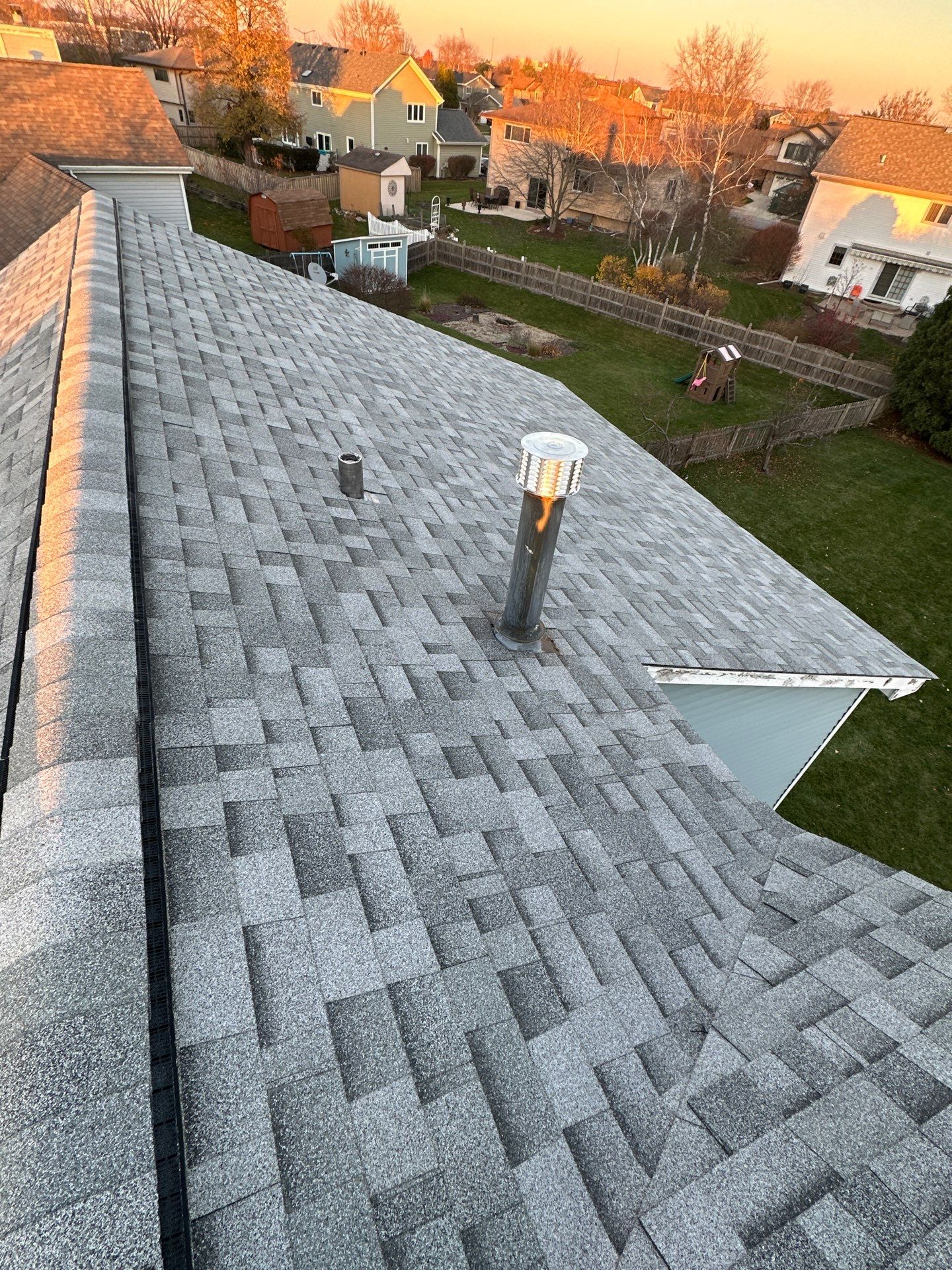 Residential Roofing Installation using Malarkey Roofing by Perfect Exteriors Inc. 