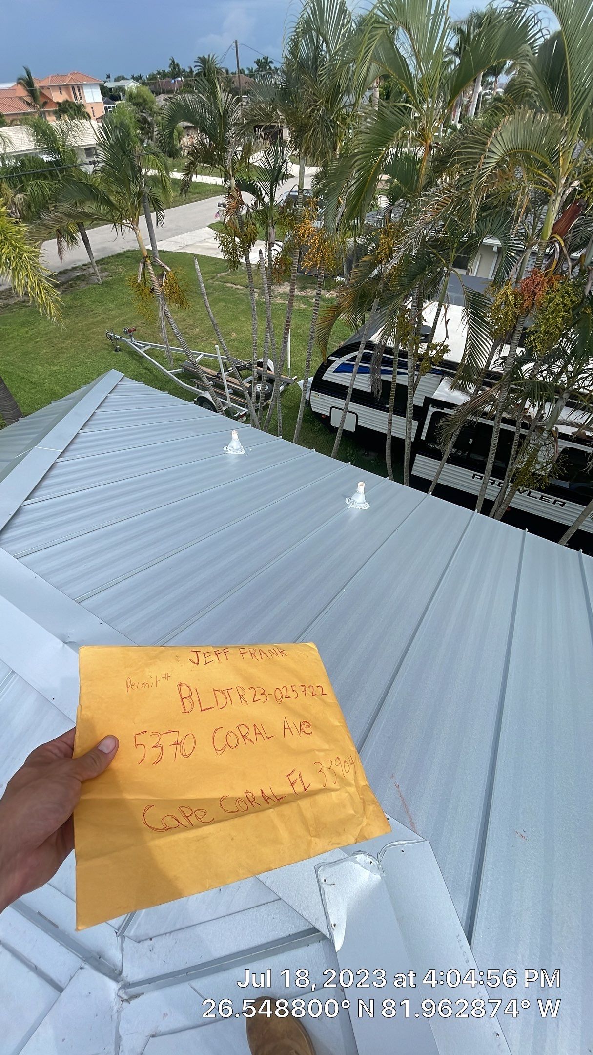 Residential Roofing Installation using Standing Seam Metal by Protek 