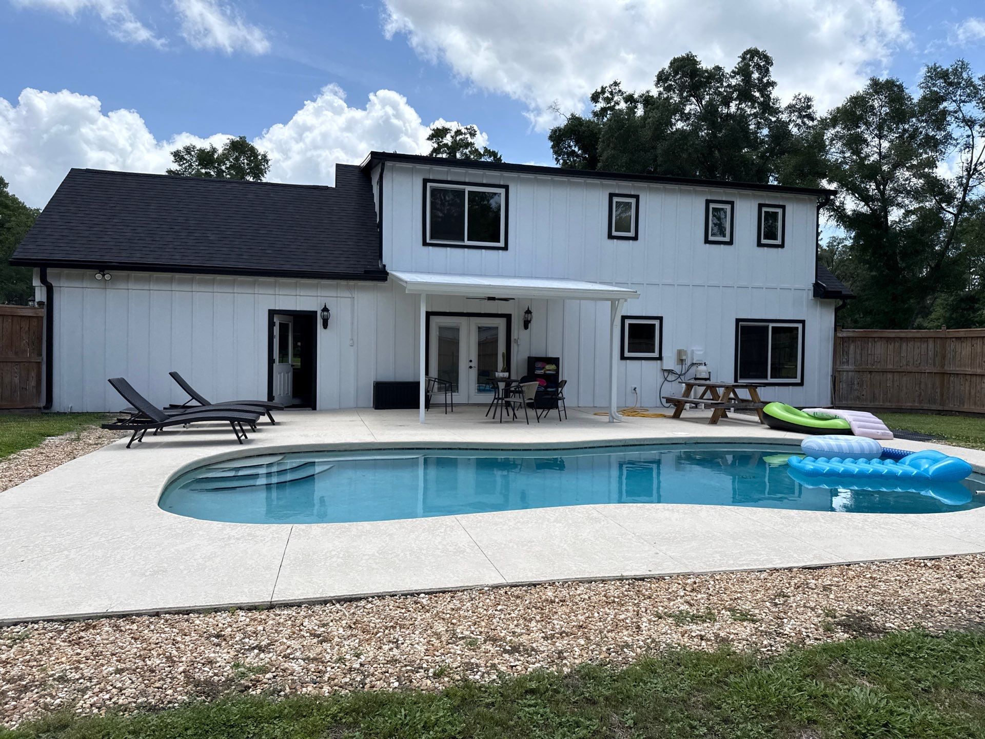 Andersen Window Installation for Modern Live Oak Farmhouse by Windows & Doors Store