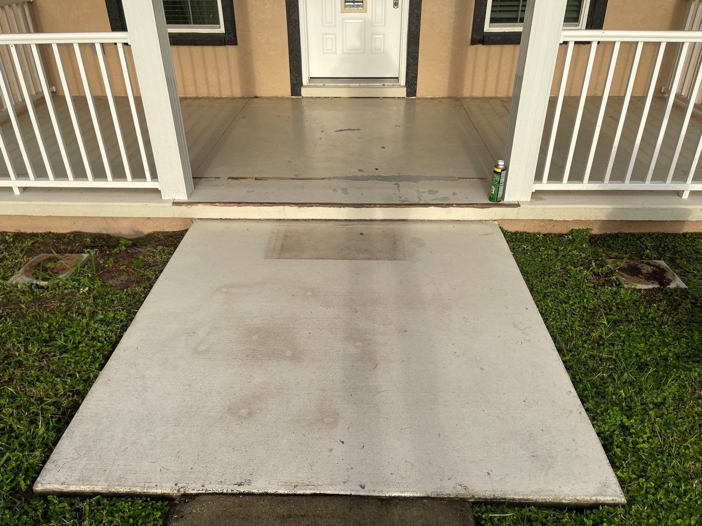 Porches Project in Chiefland, FL in Driftwood by Cross Creek Concrete Coatings
