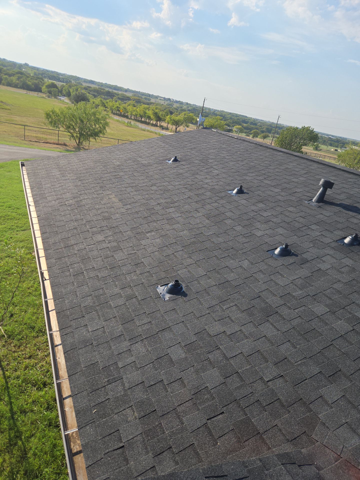 Project in Justin by Lonestar Roofing and Restoration LLC.